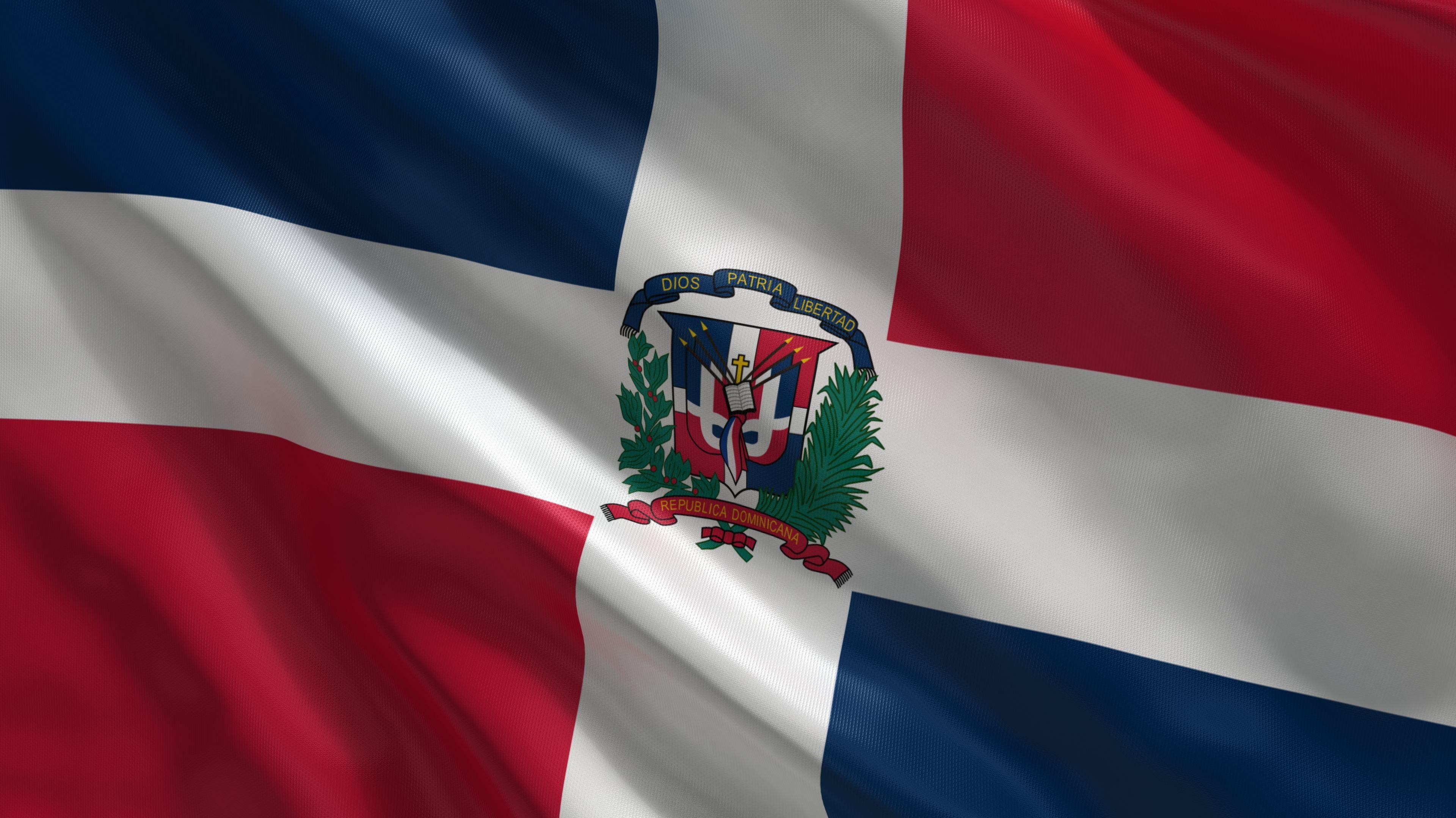 3840x2160 Bandera, republica dominicana, flag, bandera republica dominicana, Desktop