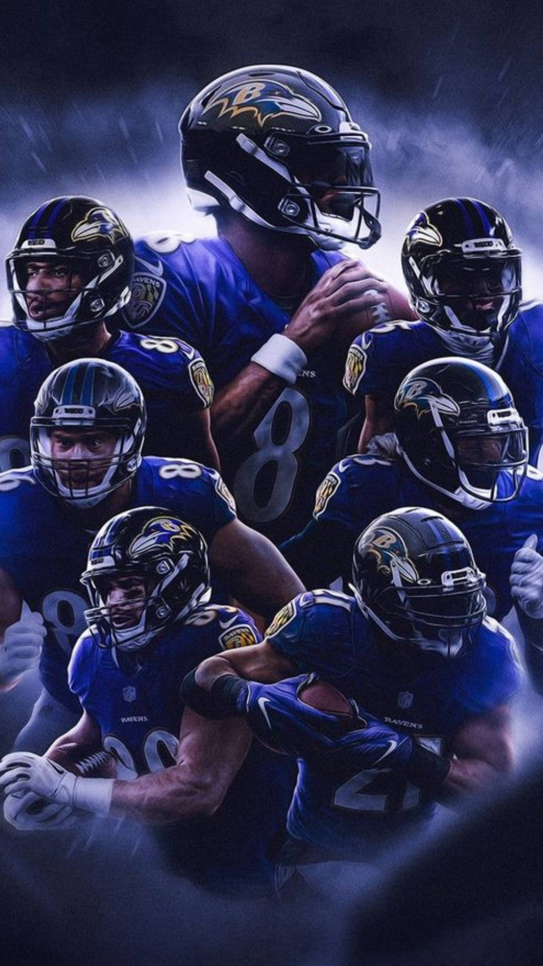 1080x1920 Baltimore Ravens iPhone Wallpaper, Phone