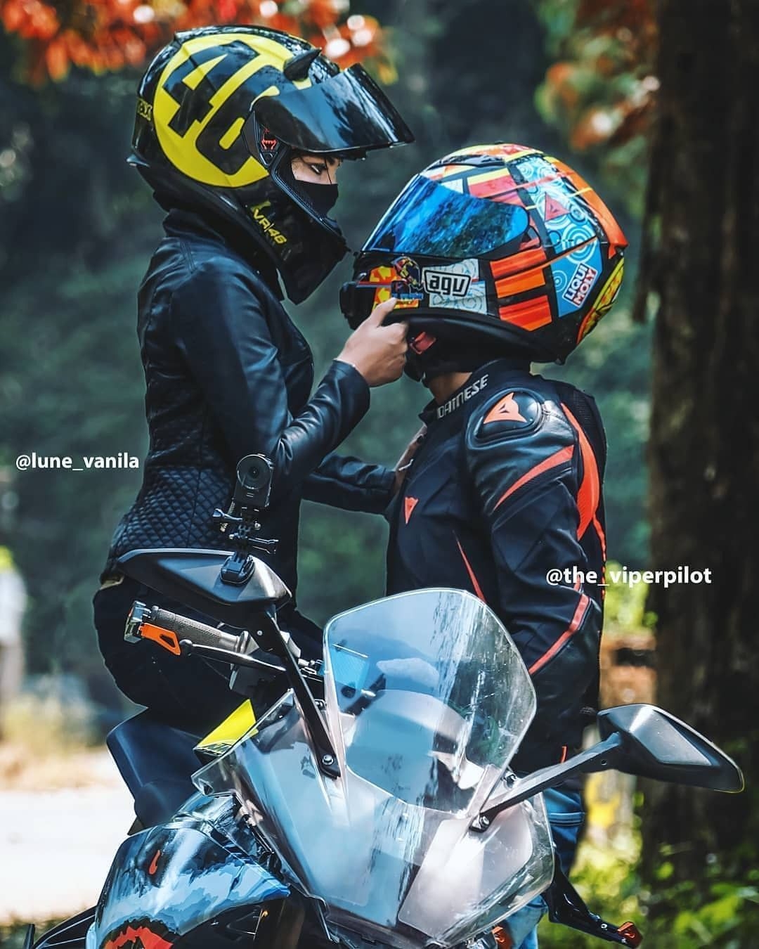 1080x1350 couple ɢօaʟs. Bike couple, Biker couple, Bike photohoot, Phone