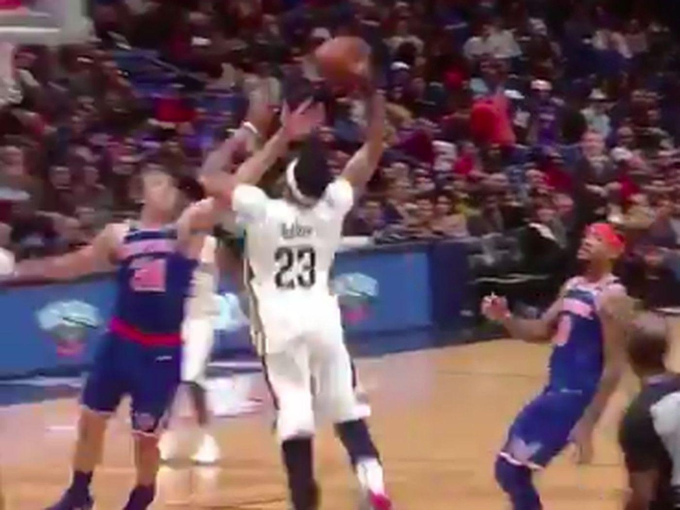 1400x1050 Anthony Davis annihilated Ron Baker for the early NBA Dunk, Desktop