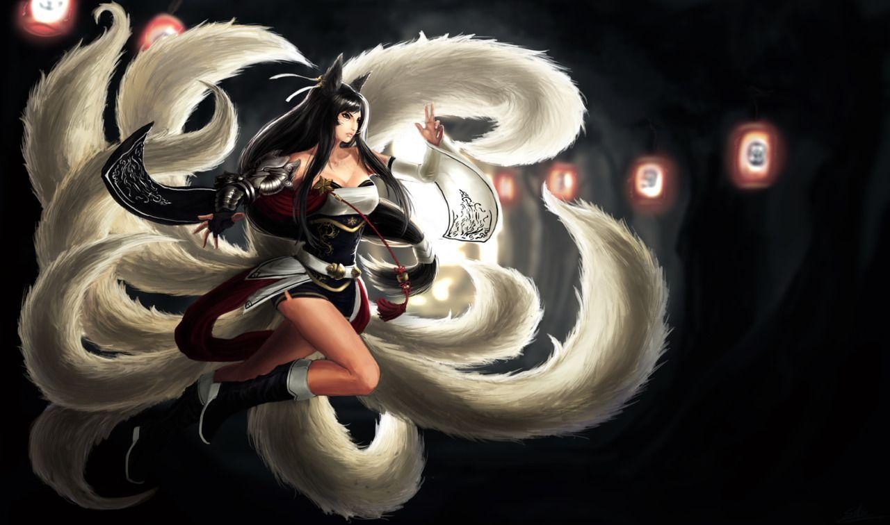 1280x760 League Of Legends Ahri Lol The Nine Tailed Fox, Desktop