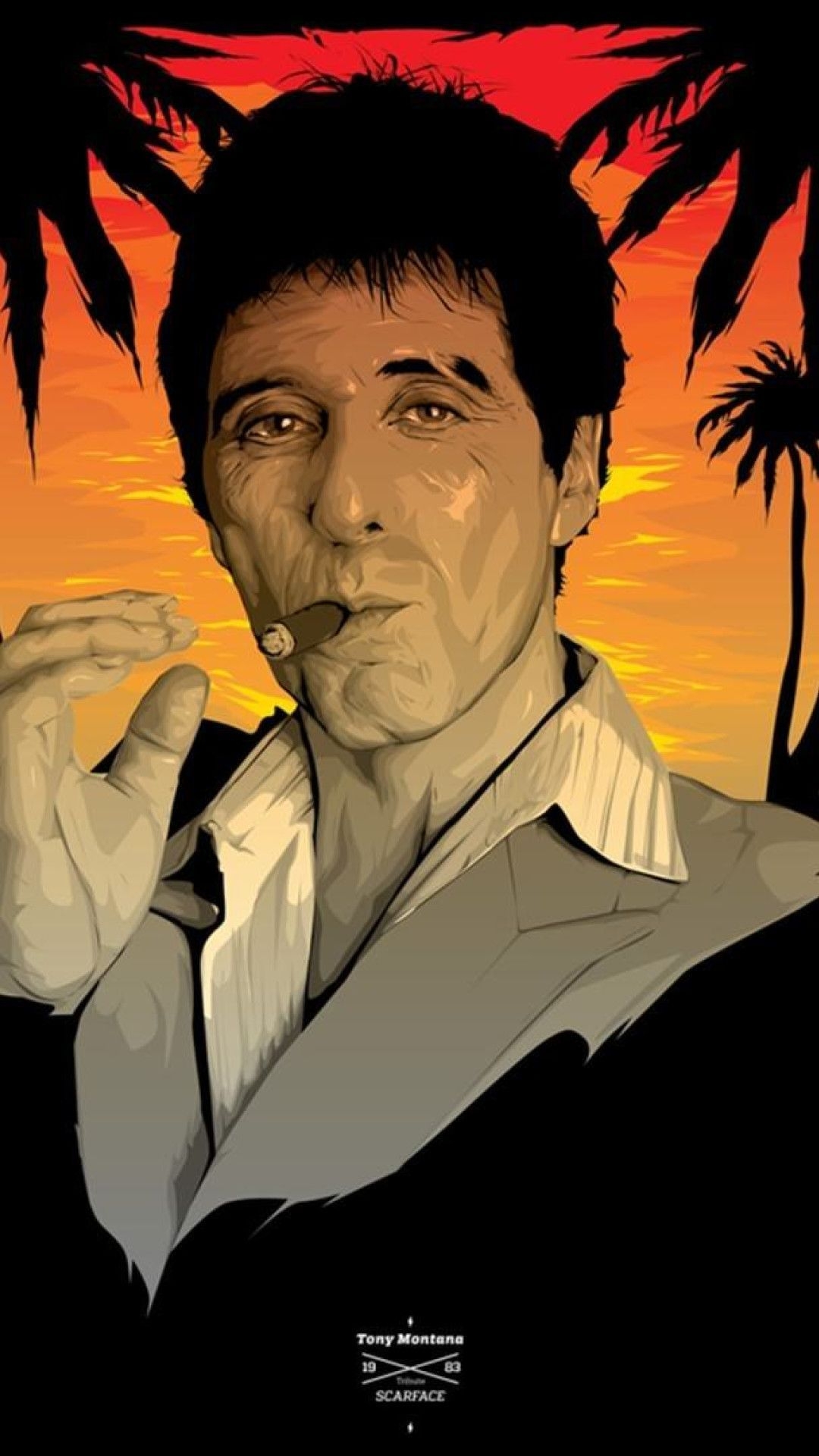 1080x1920 Scarface iPhone Wallpaper Free Scarface iPhone Background, Phone