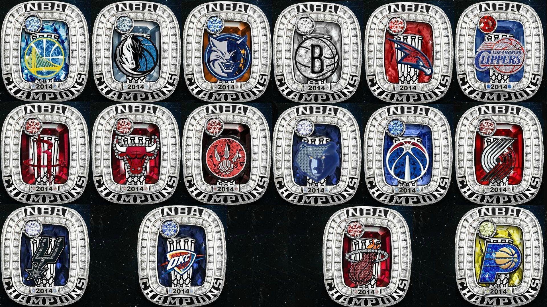 1920x1080 The NBA tweeted out 2014 championship rings for each team, Desktop