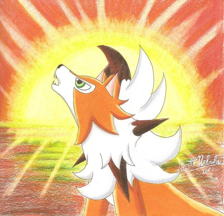 910x880 Lycanroc (Dusk Form), Desktop