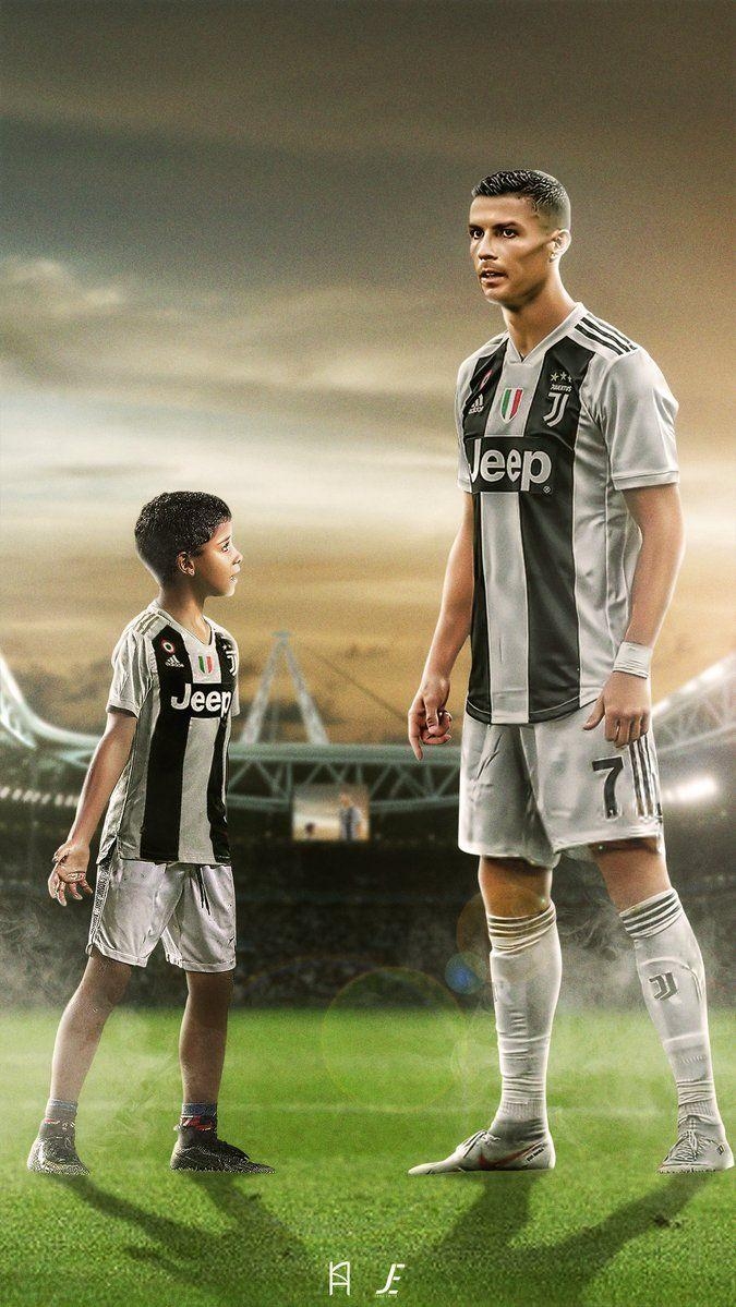 680x1200 Juve Edits - #Ronaldo and Cristiano Jr. Mobile Wallpaper, Phone