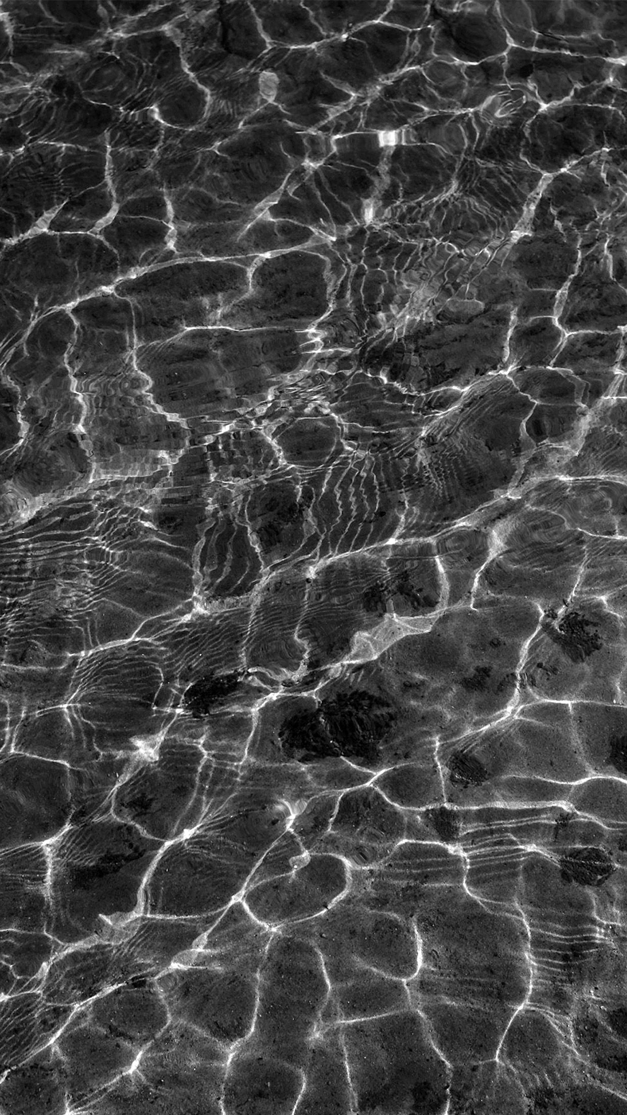 1250x2210 Ripple Water Nature Wave Pattern Bw Dark Android wallpaper HD wallpaper, Phone