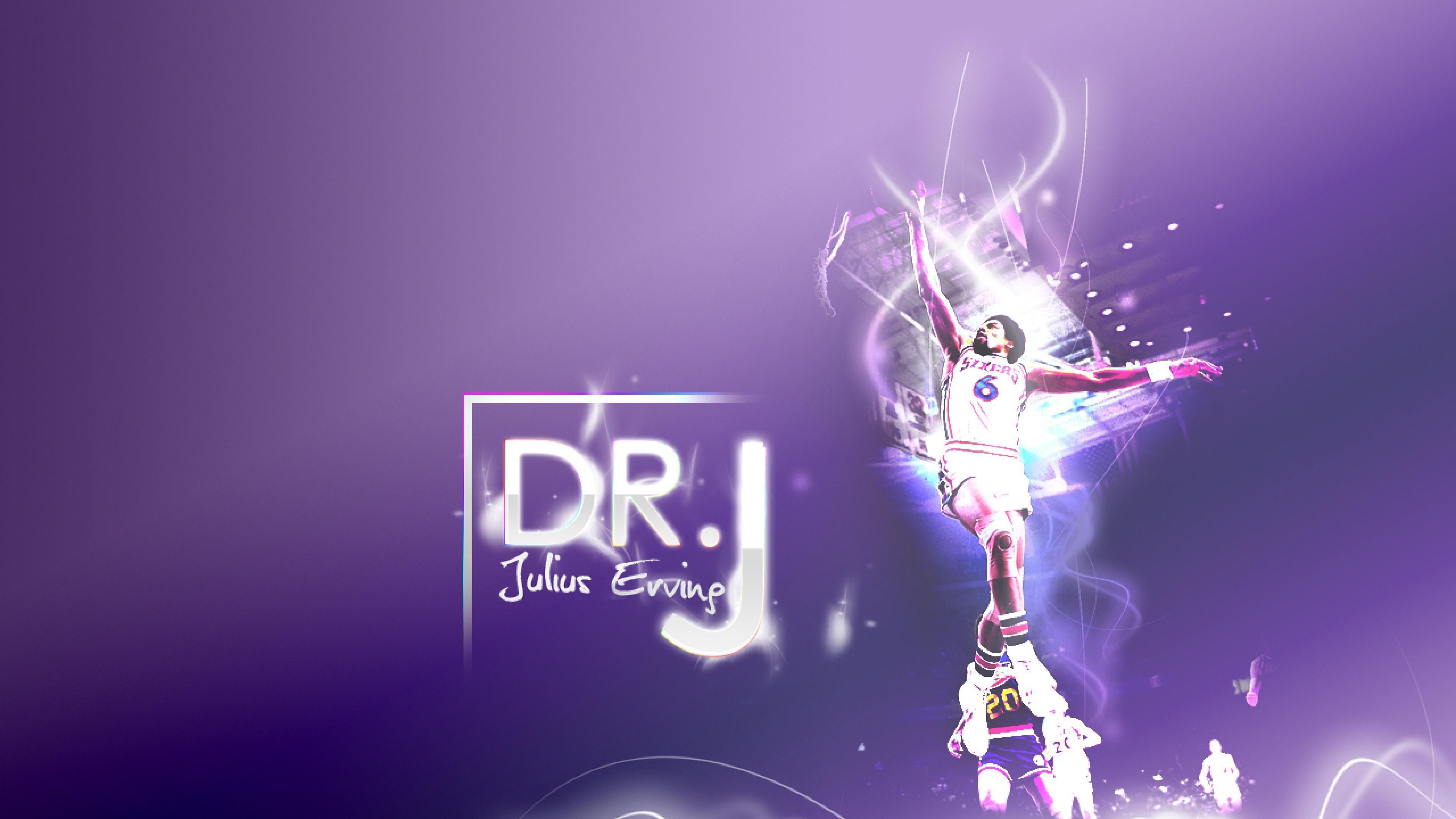 3840x2160 basketball julius erving dr j, Desktop