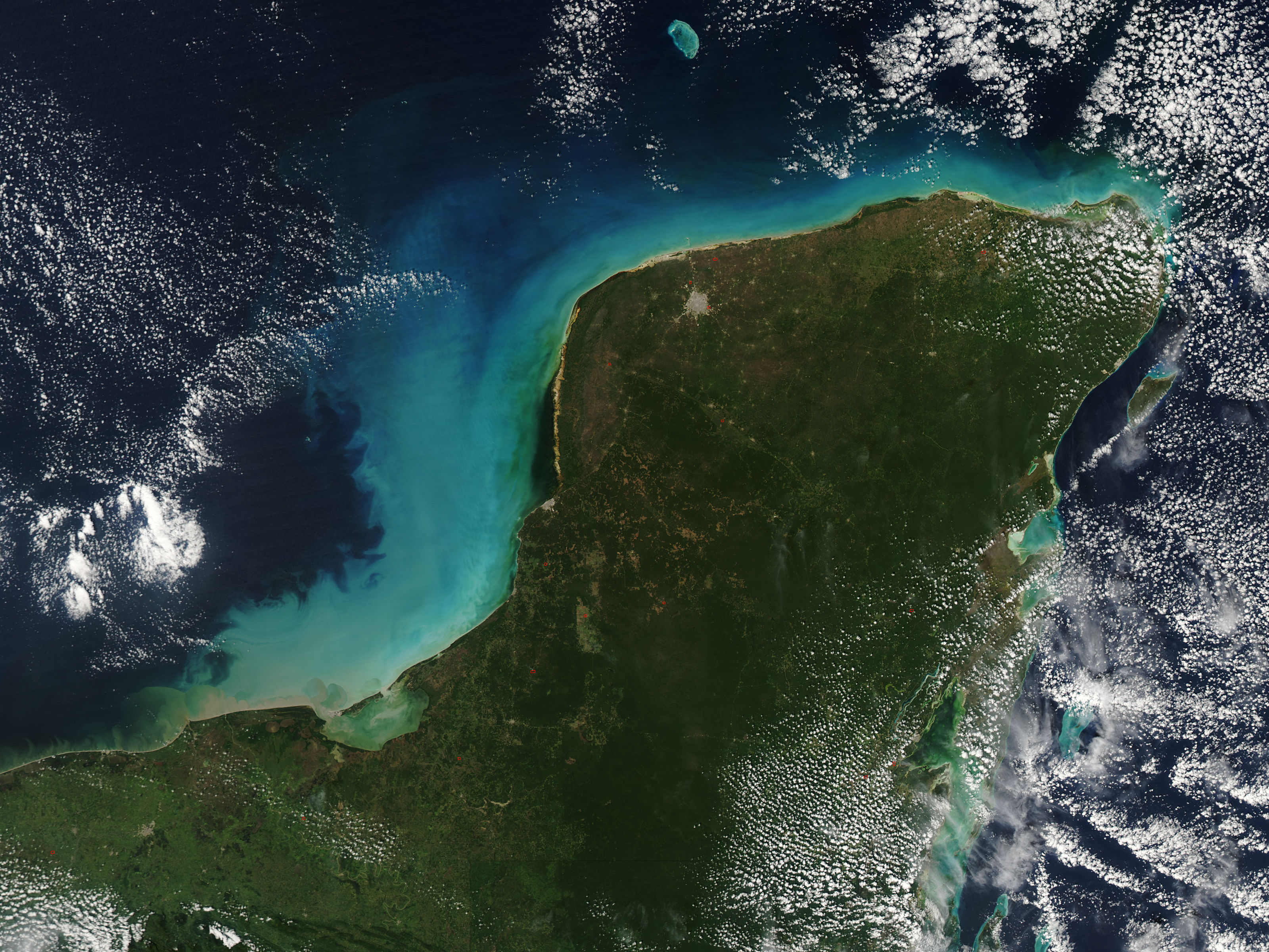 3200x2400 NASA Visible Earth: Yucatan Peninsula, Desktop