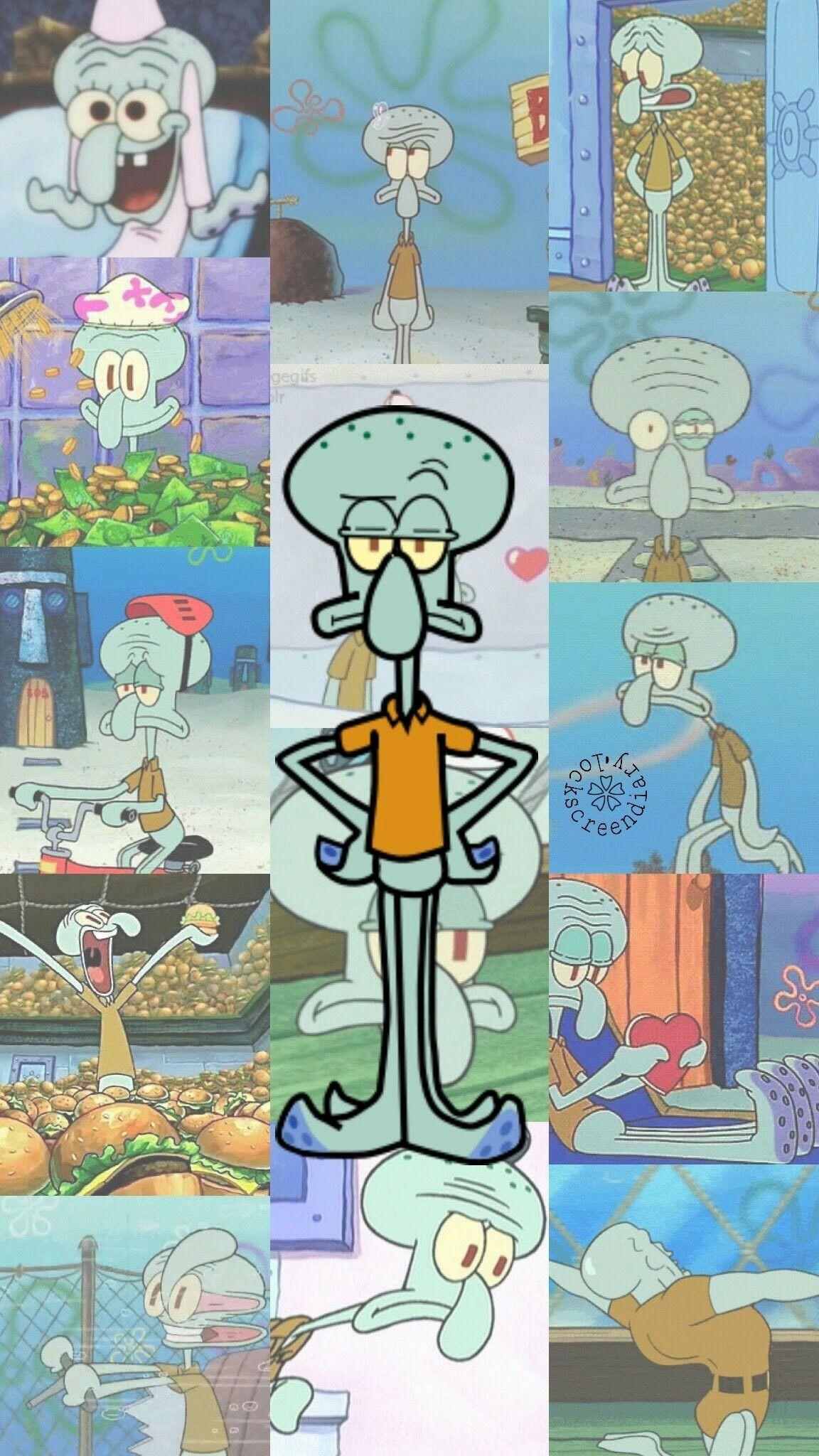 1160x2050 Squidward Wallpaper, Phone