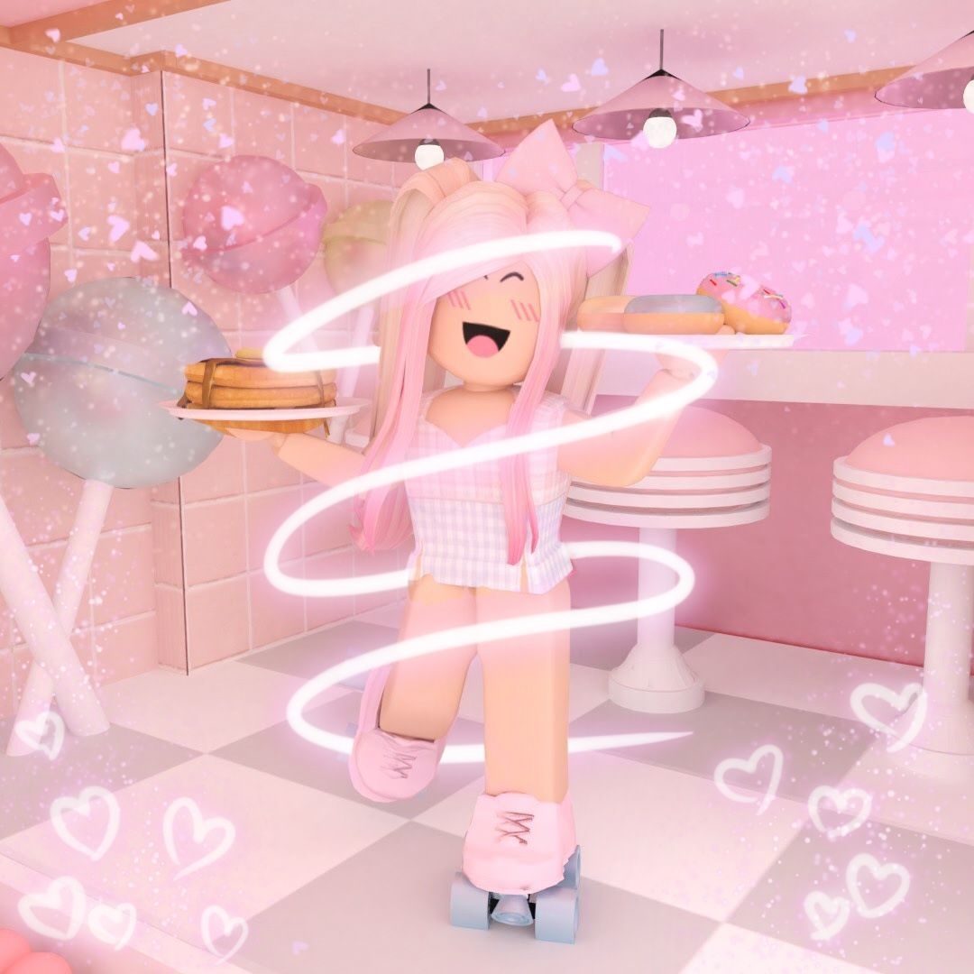 1080x1080 Aesthetic Pink Roblox GFX. Wallpaper disney lucu, Wallpaper disney, Gambar, Phone