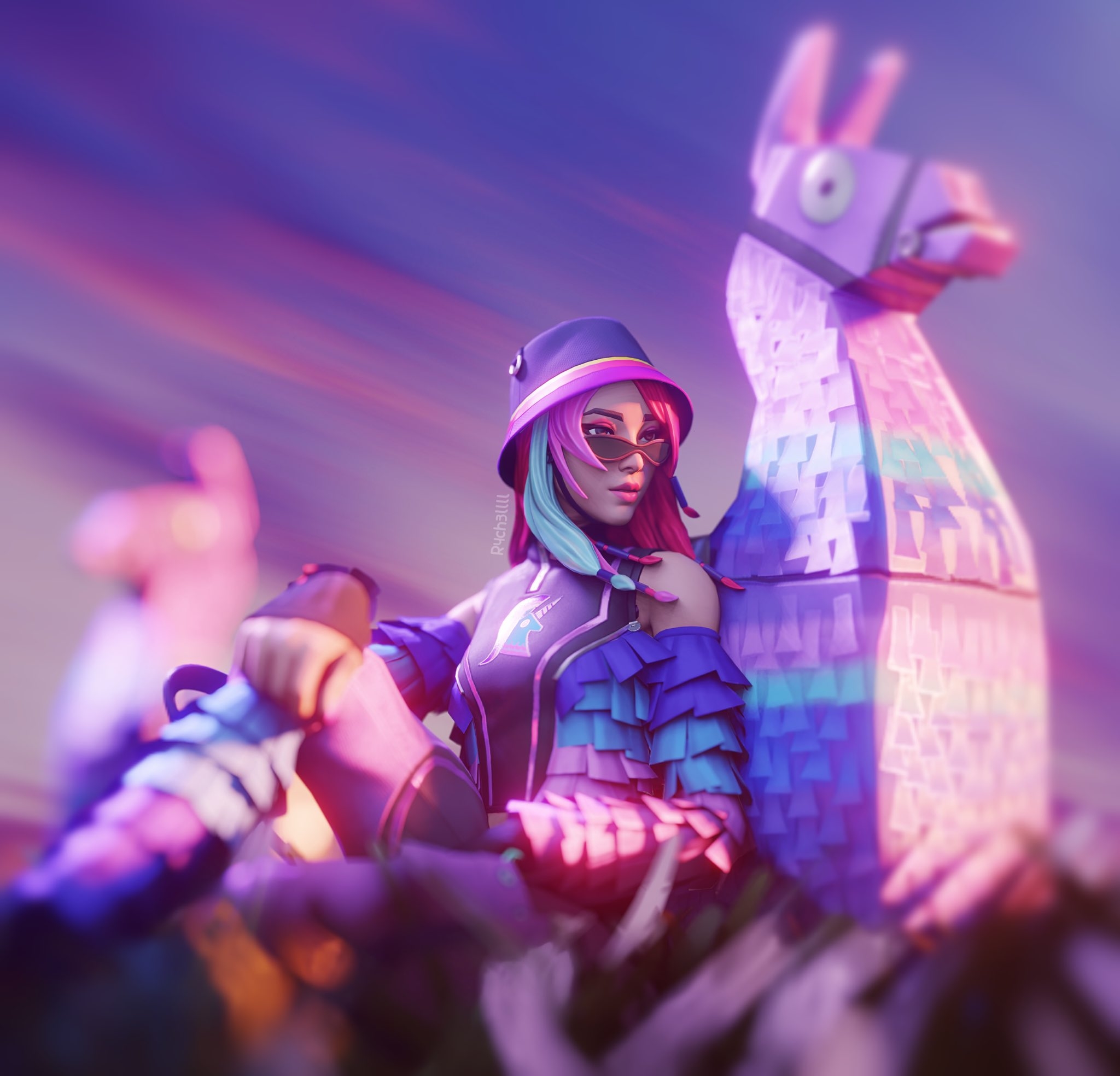 2050x1970 Lana Llane Fortnite wallpaper, Desktop