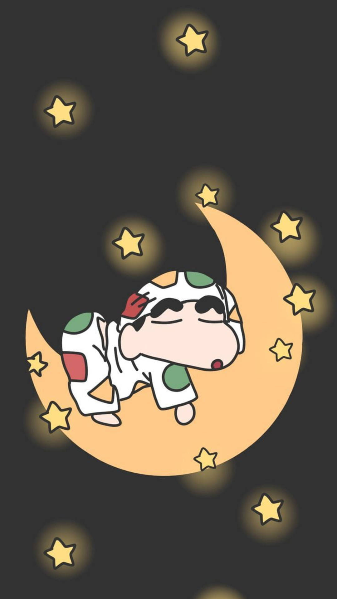 1080x1920 Moon Shinchan Aesthetic Wallpaper, Phone