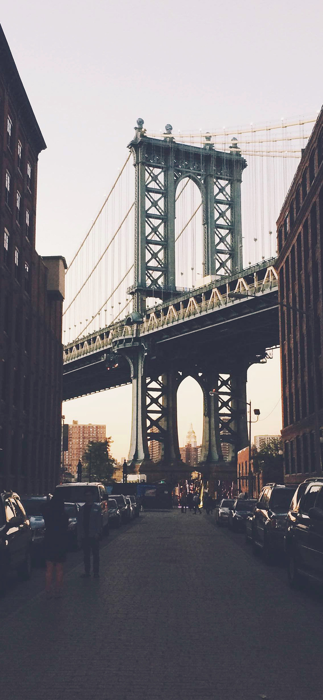 1130x2440 newyork bridge city building architecture street, Phone