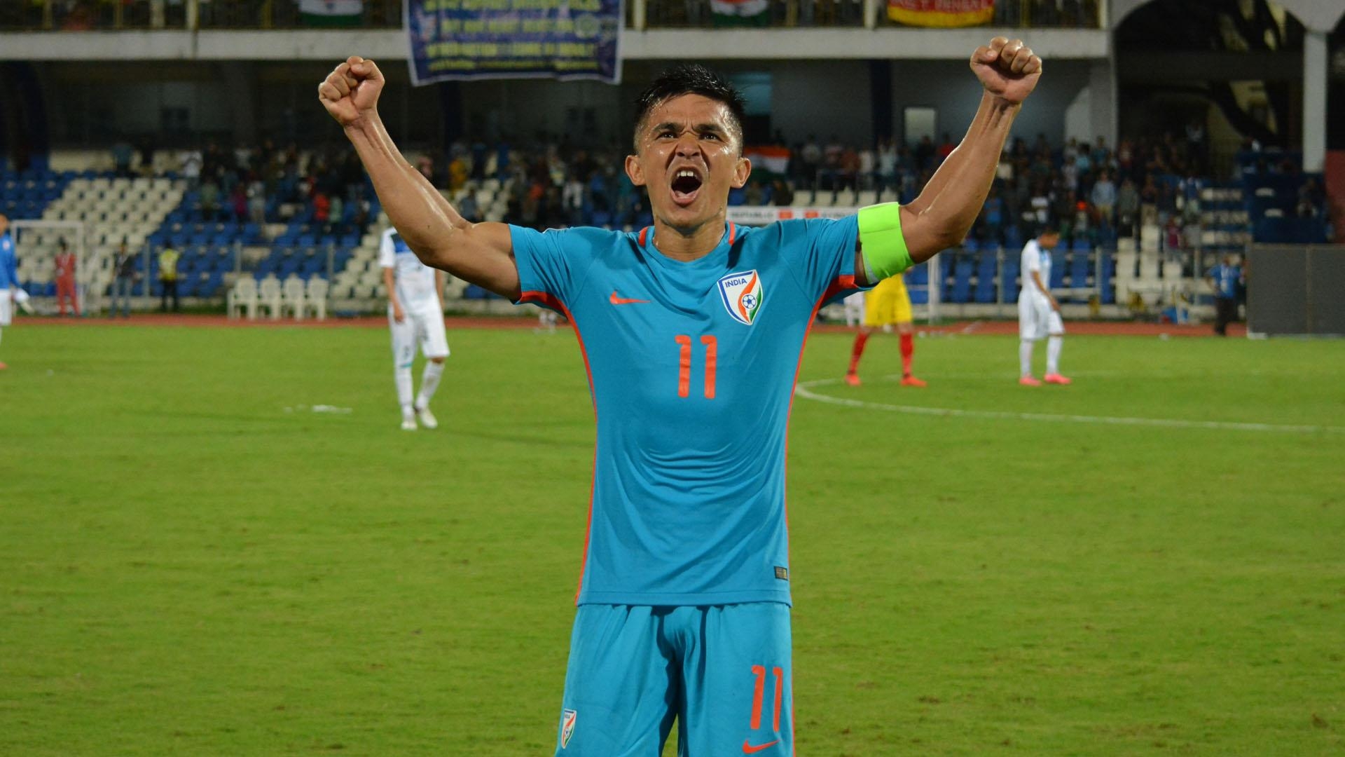 1920x1080 AFC Asian Cup Player profile: Sunil Chhetri, Desktop