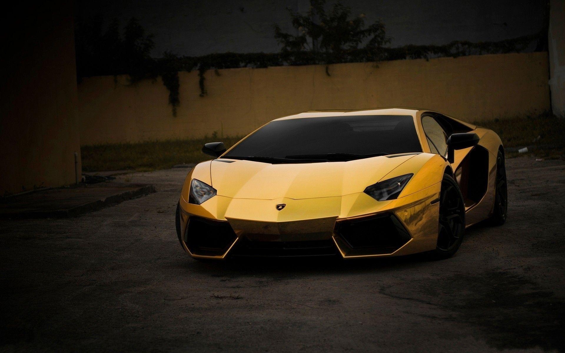 1920x1200 Gold Lamborghini Wallpaper, Desktop