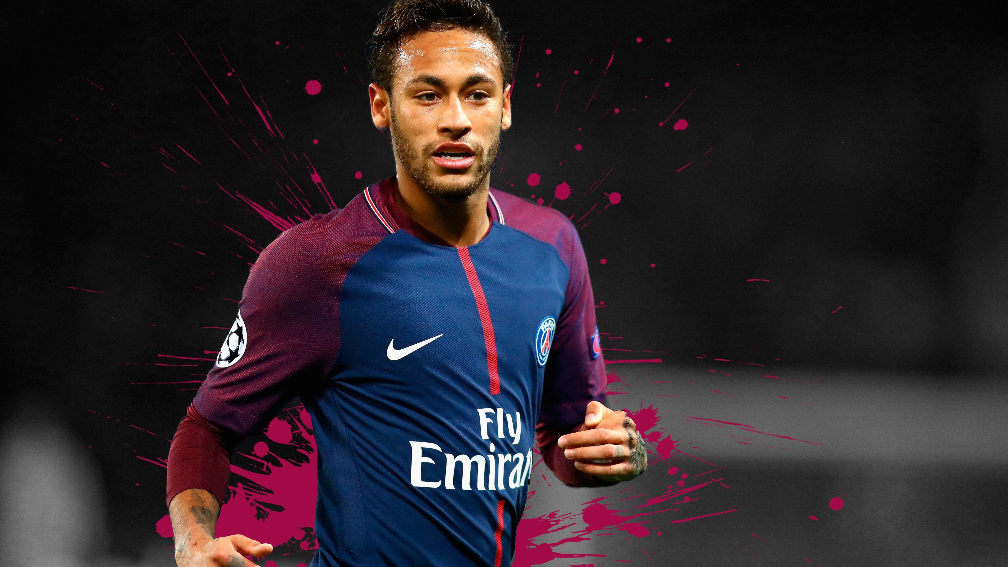 3840x2160 Neymar PSG 4K Wallpaper HD for Desktop, Desktop