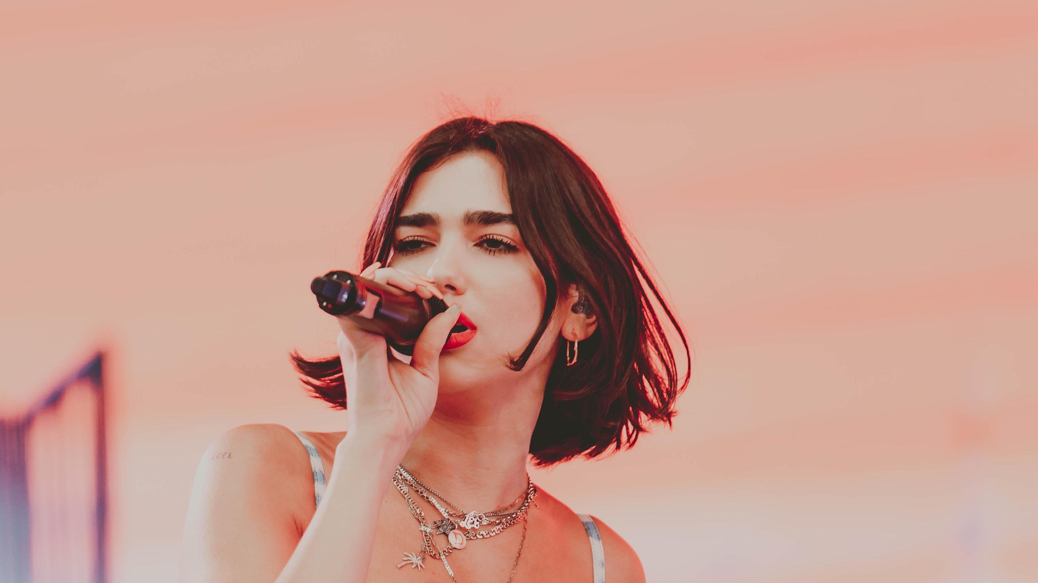 3380x1900 Dua Lipa Performing Live, HD Music, 4k Wallpaper, Image, Desktop