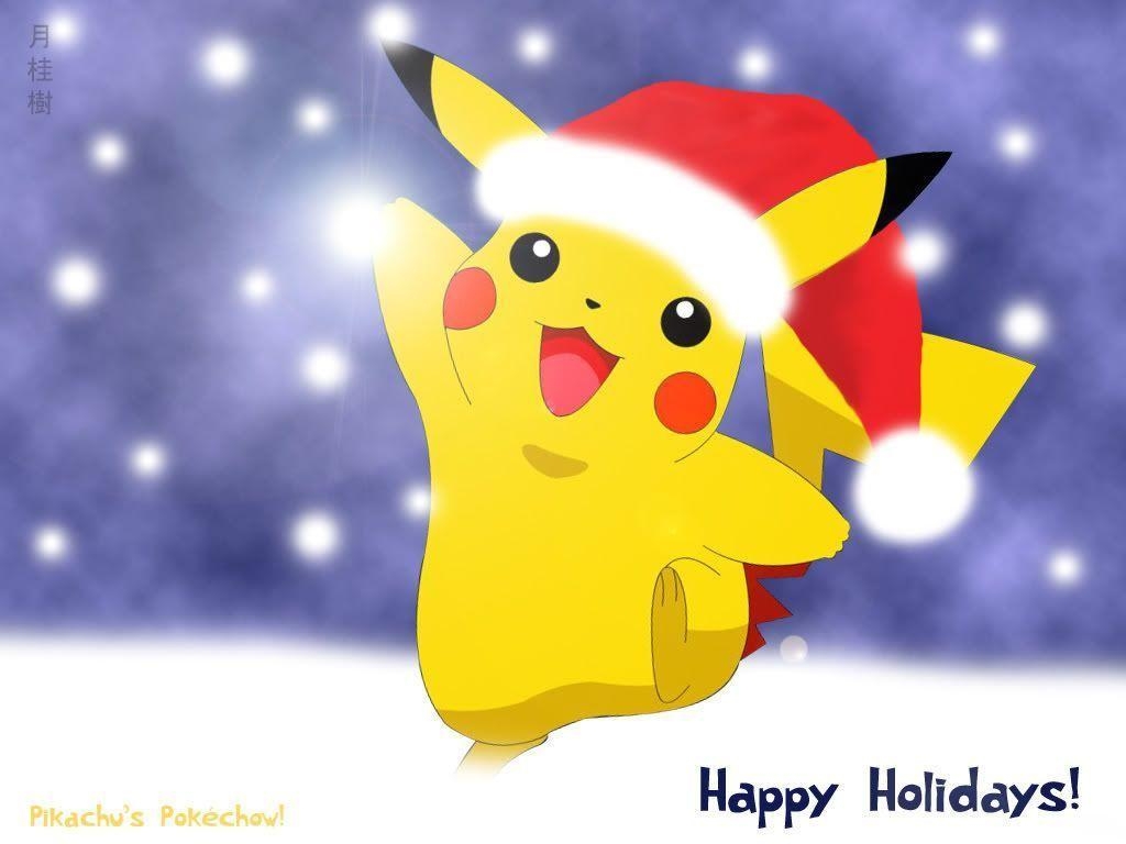 1030x770 Cute Pikachu Wallpaper. Pikachu wallpaper, Anime christmas, Christmas pokemon, Desktop