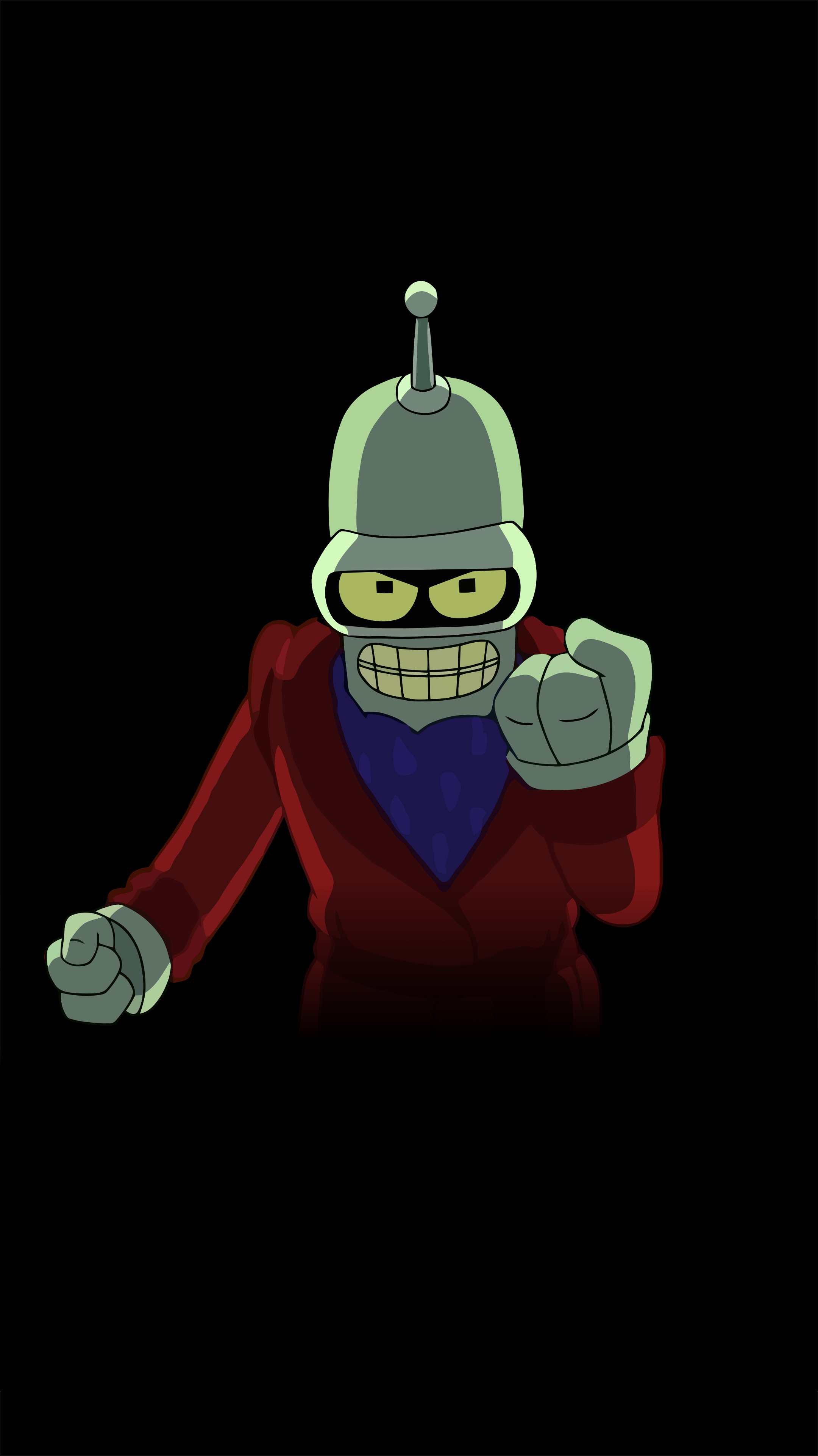 2160x3840 Futurama Clipart bender Free Clip Art stock illustrations, Phone