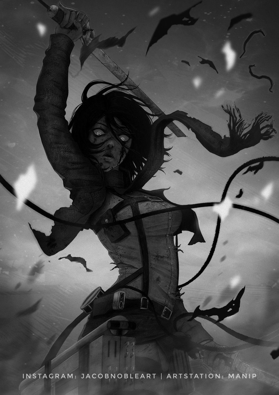 960x1360 attack on titan mikasa. Attack on titan tattoo, Attack on titan anime, Attack on titan art, Phone