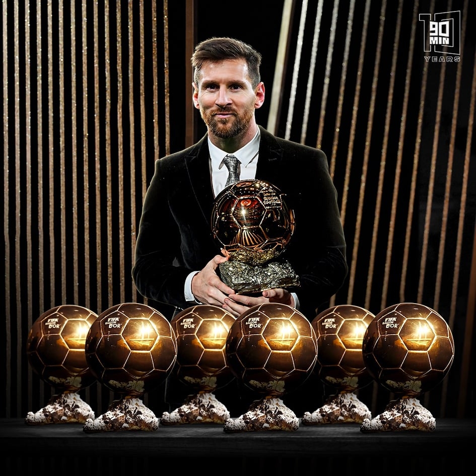 950x950 Leo Messi 2021 Ballon d'Or wallpaper, Phone