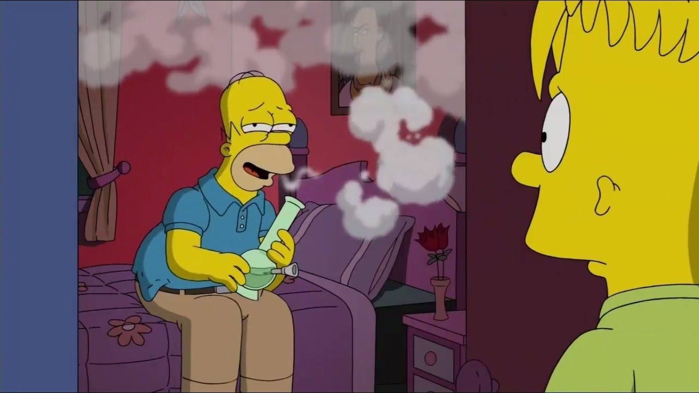 1370x770 The Best Simpsons Fan Fic of All Time: Simpsons Marijuana, Desktop