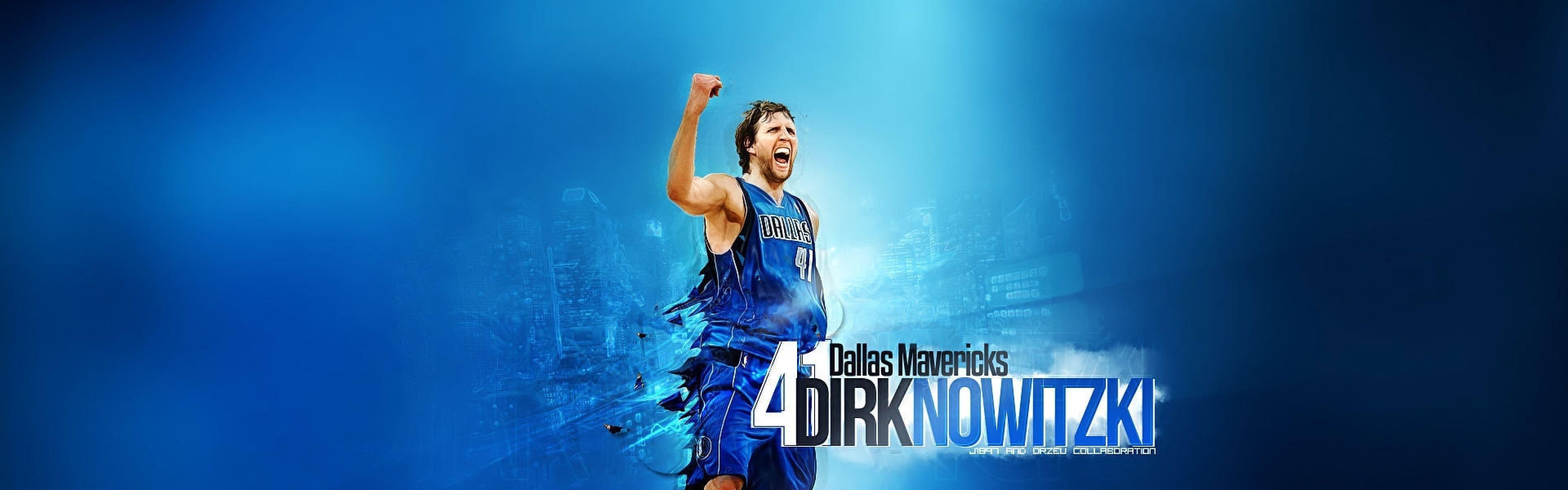 3840x1200 Download Wallpaper  Dirk nowitzki, Basketball player, Dual Screen