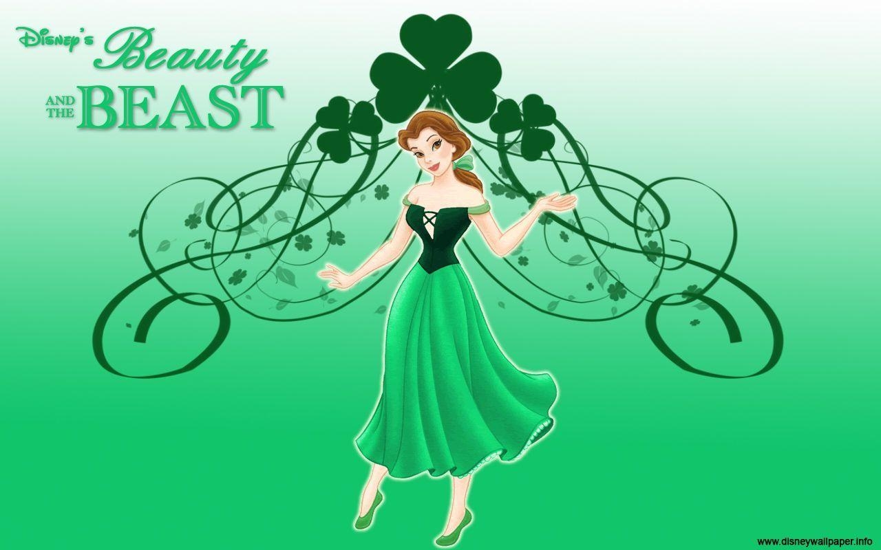 1280x800 St. Patrick's Day Belle. Beast wallpaper, Beauty and the beast, Desktop