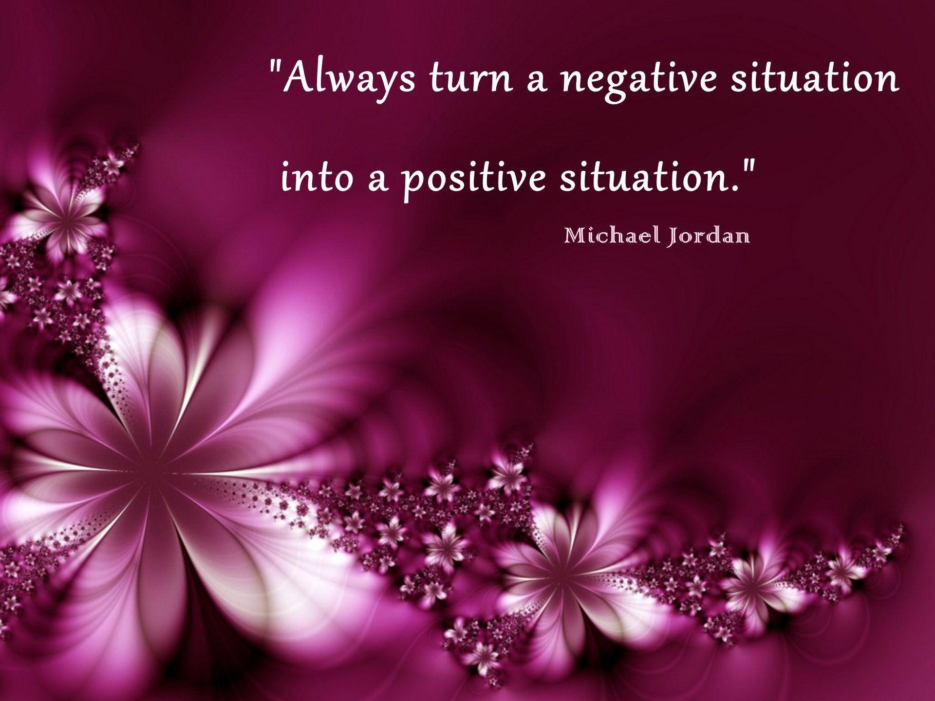 1920x1440 Always Think Positive Quotes Wallpaper 00177, Desktop