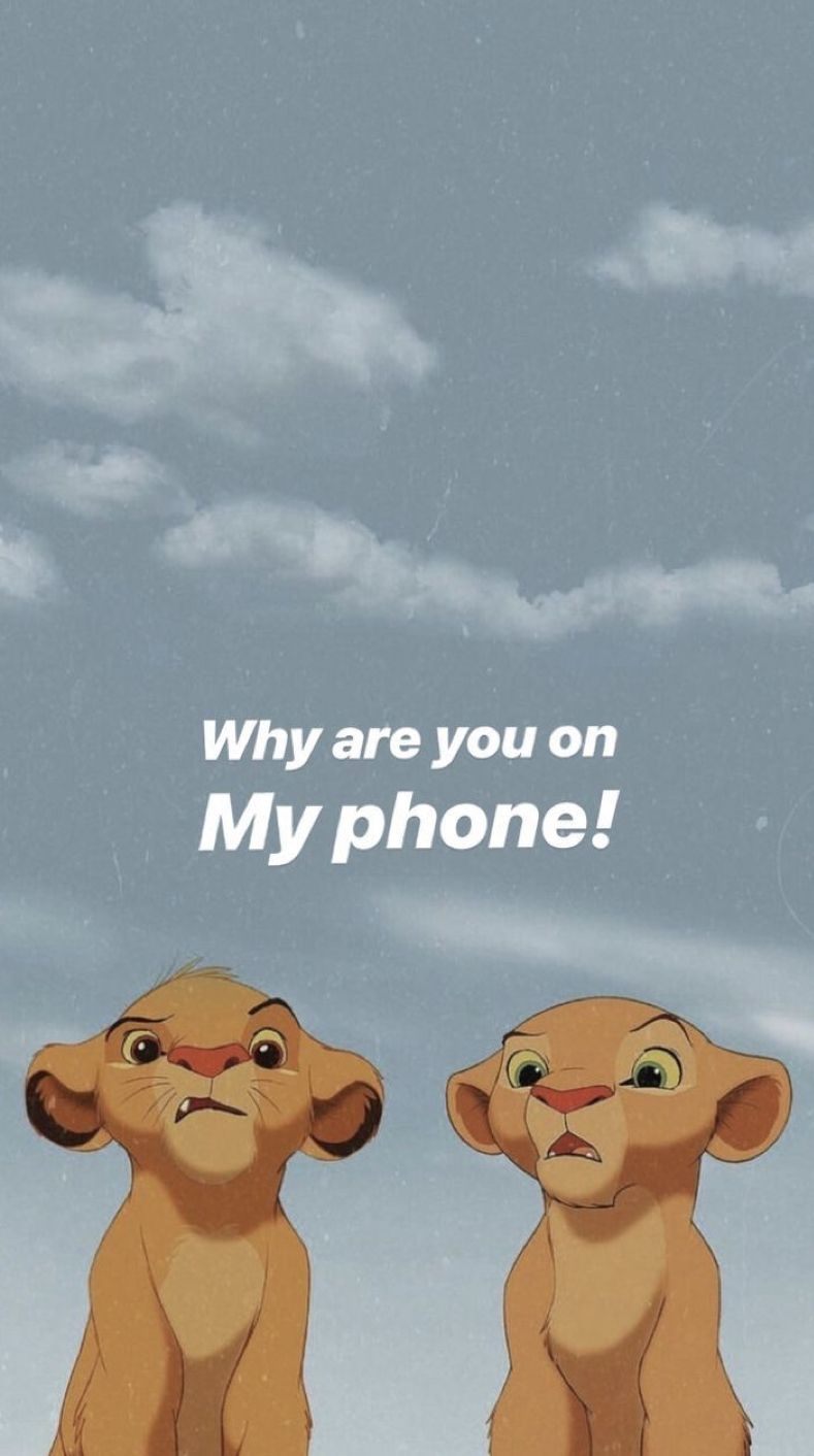 790x1420 Funny phone wallpaper image by nilah on wallpaper. Disney phone, Phone