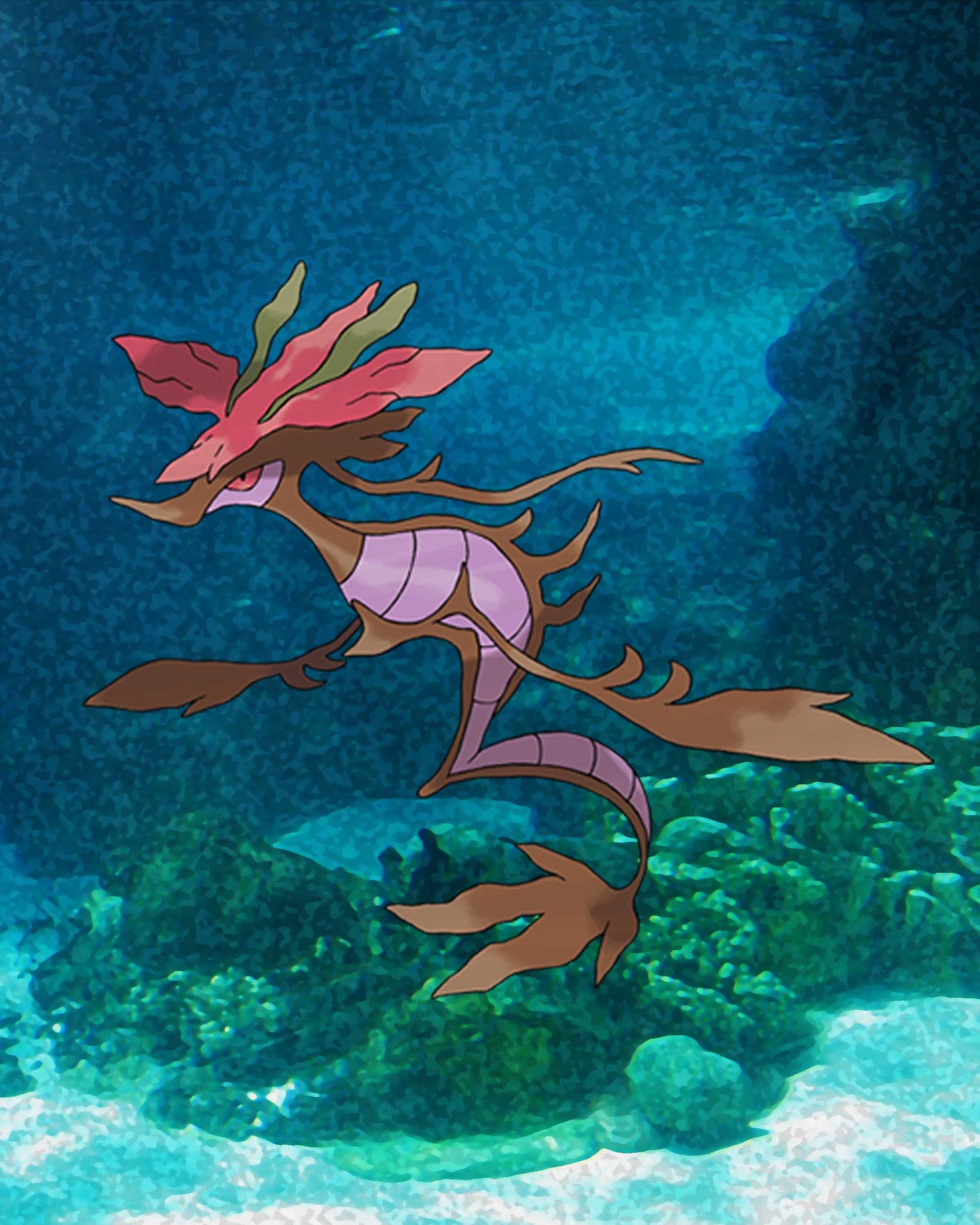 2400x3000 Custom Ocean Dragalge Pokemon 8x10 Photo Print, Phone