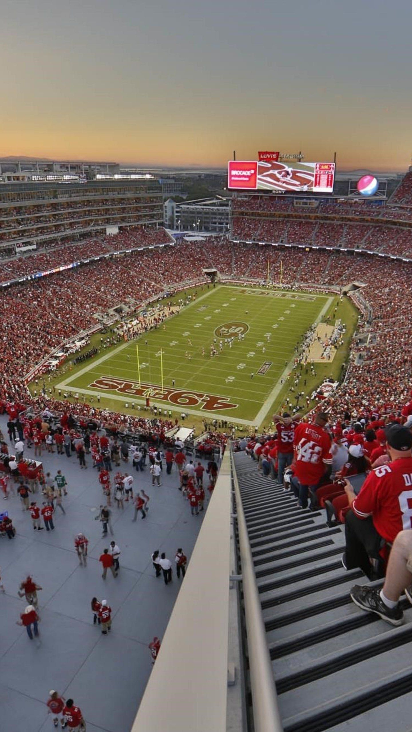 1440x2560 49ers Stadium Wallpaper, Phone