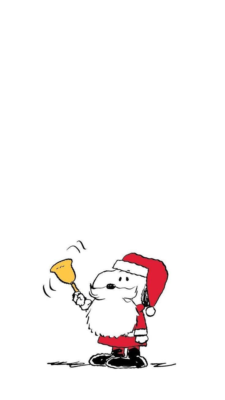 740x1310 Download Snoopy Christmas Santa Costume Wallpaper, Phone