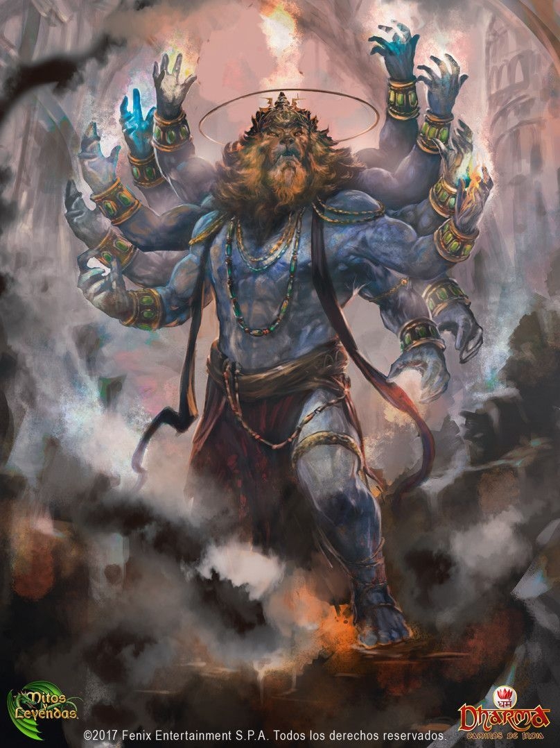 810x1080 NARASIMHA, cristian huerta. Lord vishnu wallpaper, Phone