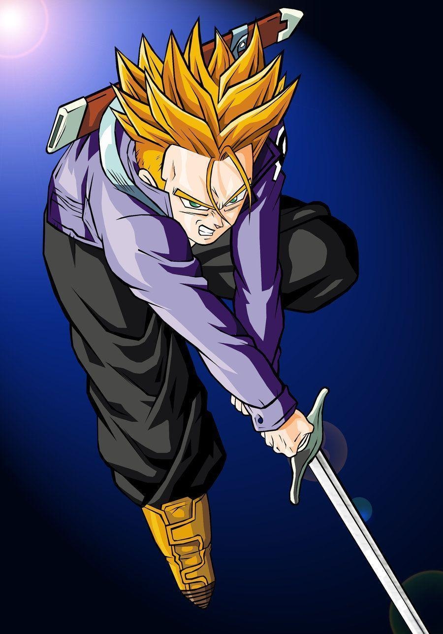 900x1290 future trunks super saiyan, Phone