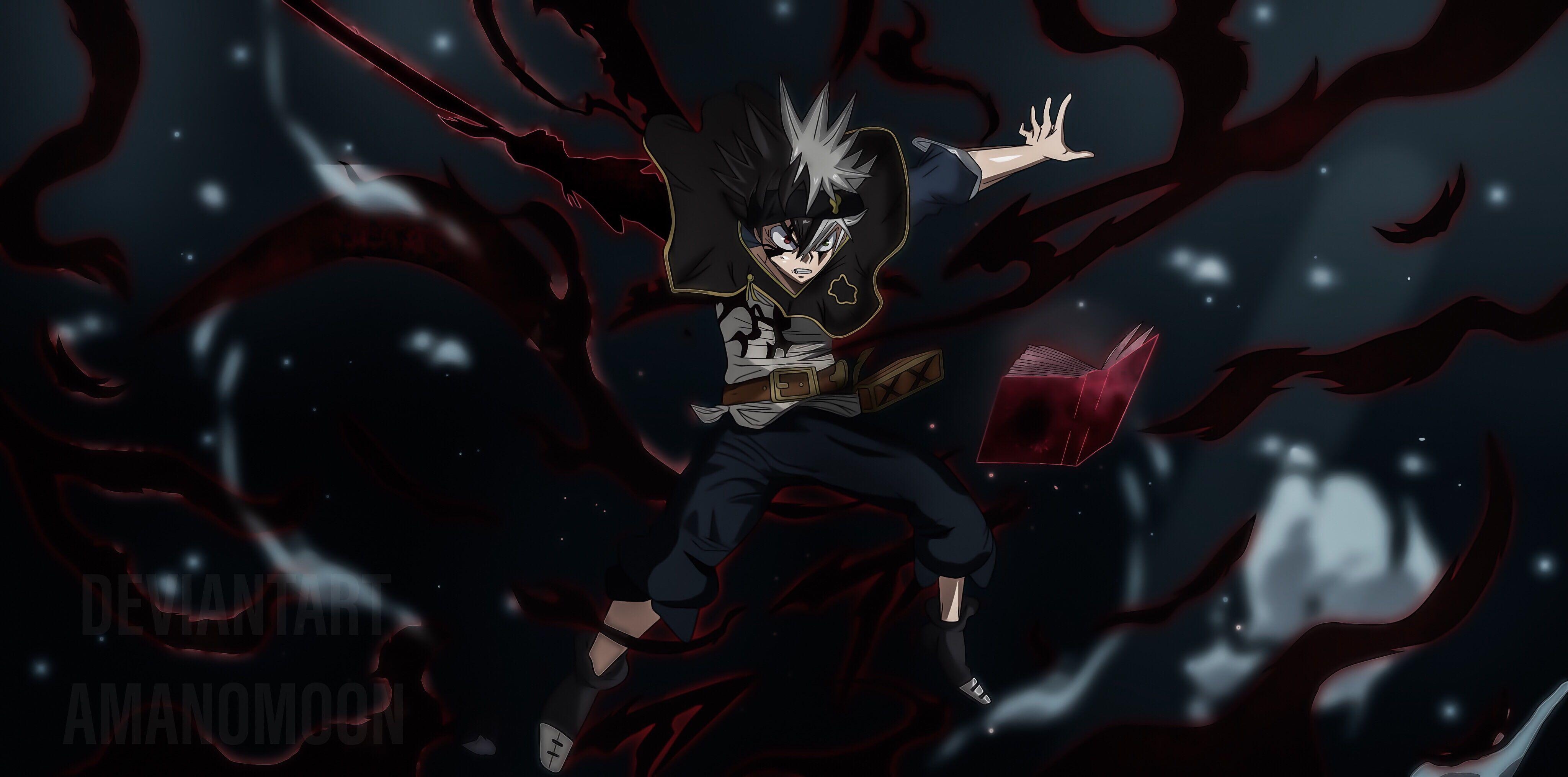 4100x2030 Anime Black Clover Asta (Black Clover) K #wallpaper #hdwallpaper, Dual Screen