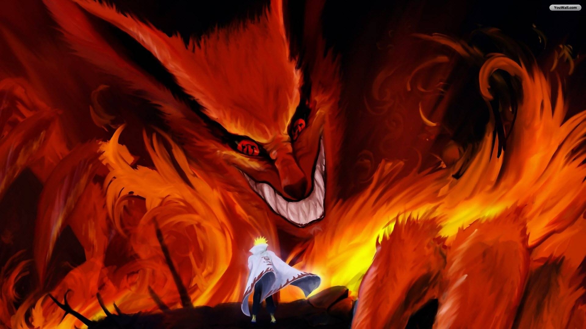 1920x1080 Nine Tails Naruto Wallpaper, Desktop