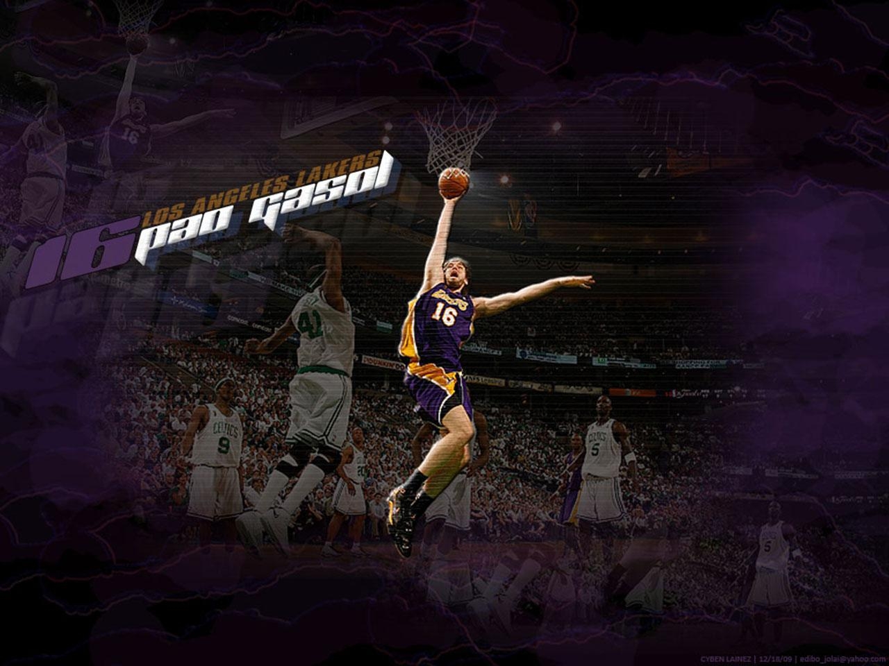 1280x960 Pau Gasol Dunks Wallpaper. Basketball Wallpaper at, Desktop