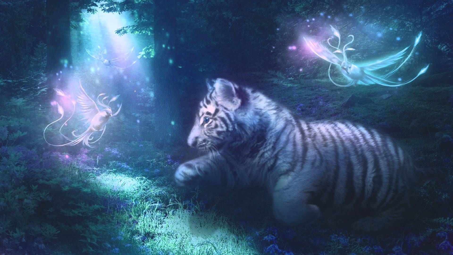 1920x1080 Lion's Heart Production Epic Magical Orchestral Beautiful Choi. Animal spirit guides, Tiger art, Tiger wallpaper, Desktop