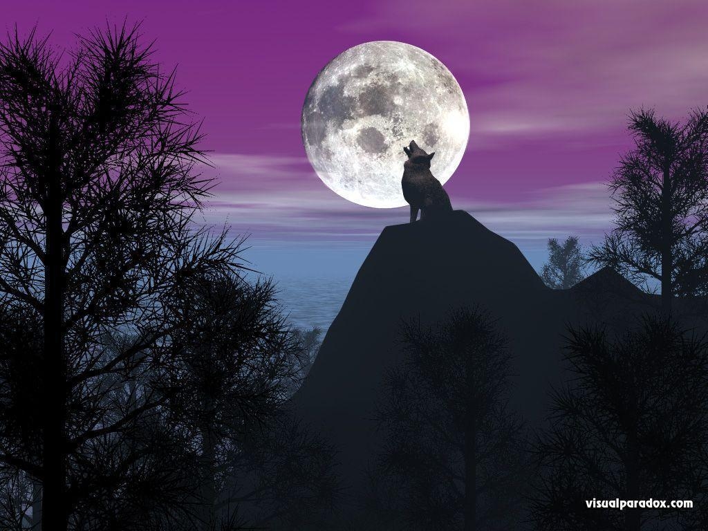 1030x770 Howling Wolf Moon, Desktop