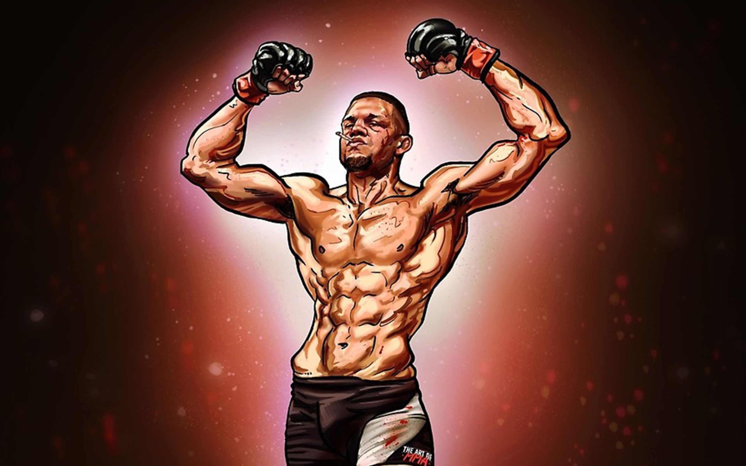 2560x1600 Nate Diaz Art  Resolution Wallpaper, HD Sports, Desktop