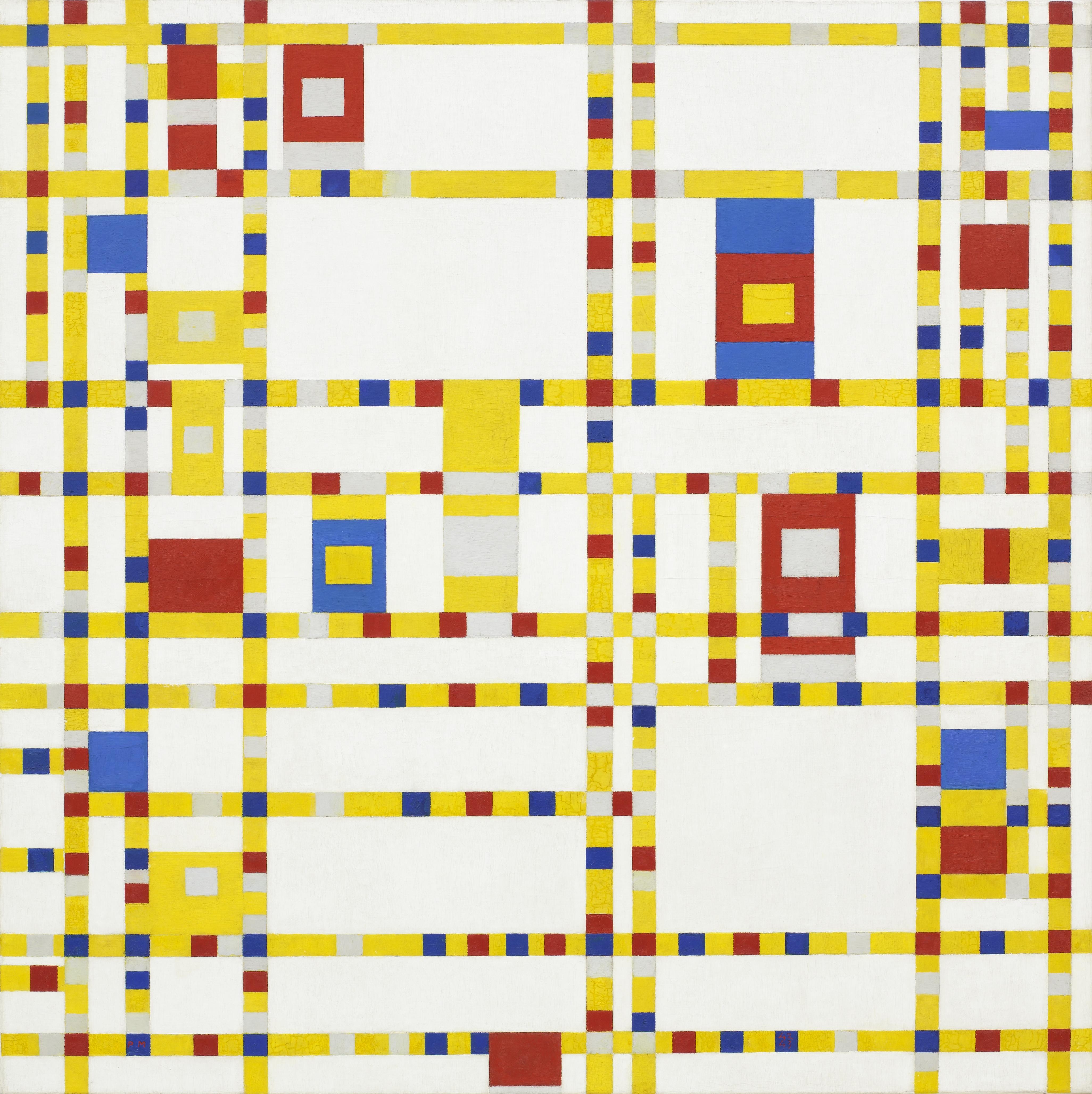 4110x4120 Geometric Style Like Mondrian for Kids. Mondrian and Boogie woogie, Phone