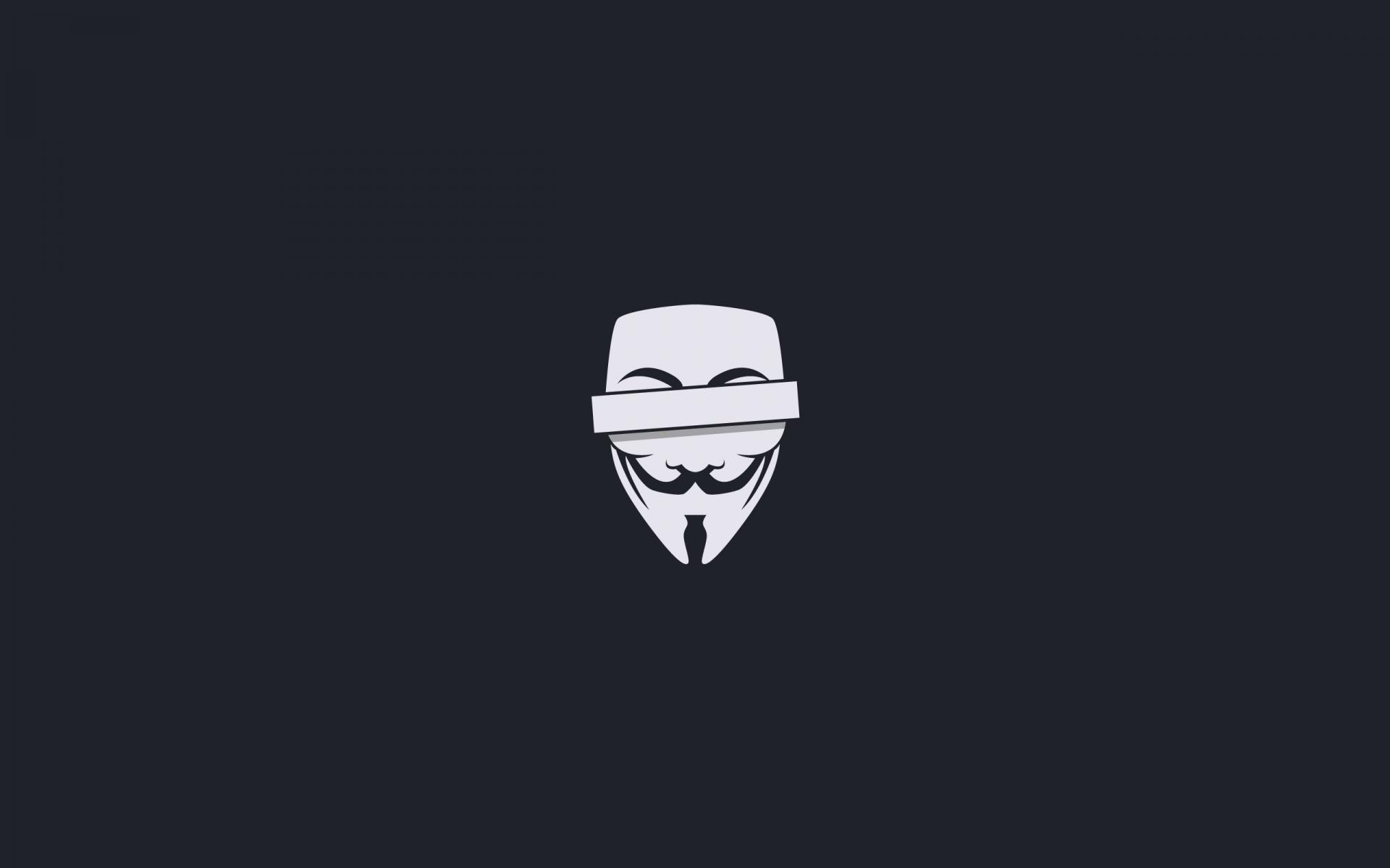 1920x1200 Anonymous guy fawkes v for vendetta censored masks wallpaper, Desktop