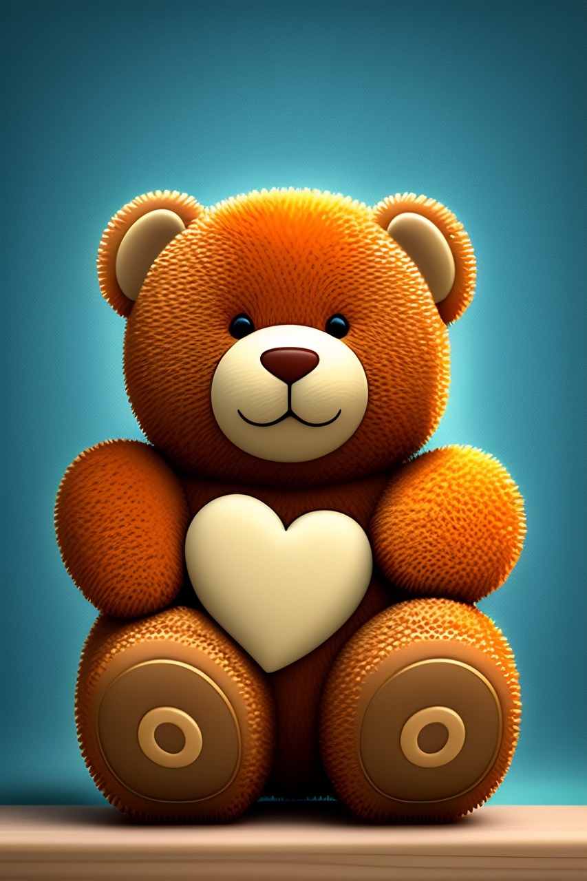 860x1280 Download Valentine'S Day Teddy Bear Royalty Free Stock Illustration Image, Phone