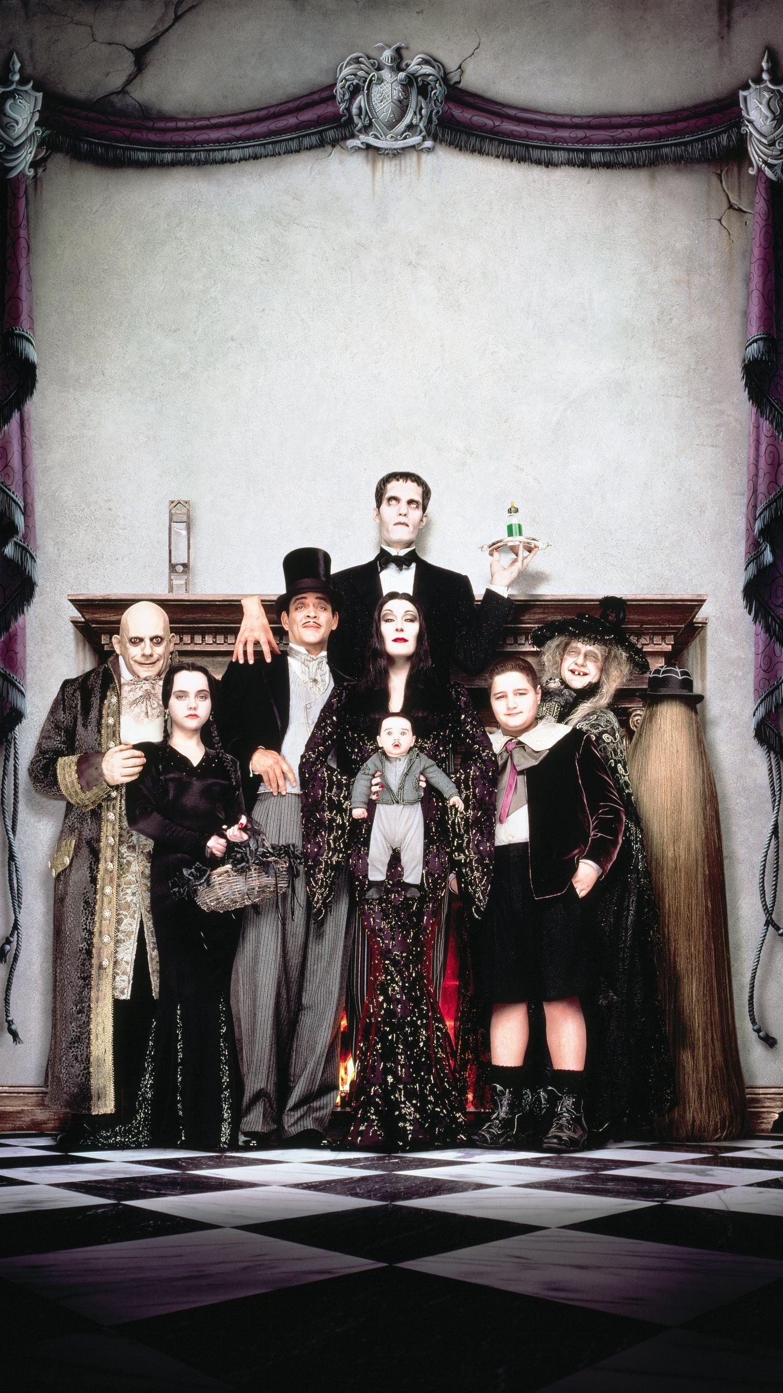 1540x2740 Addams Family Values (1993) Phone Wallpaper, Phone