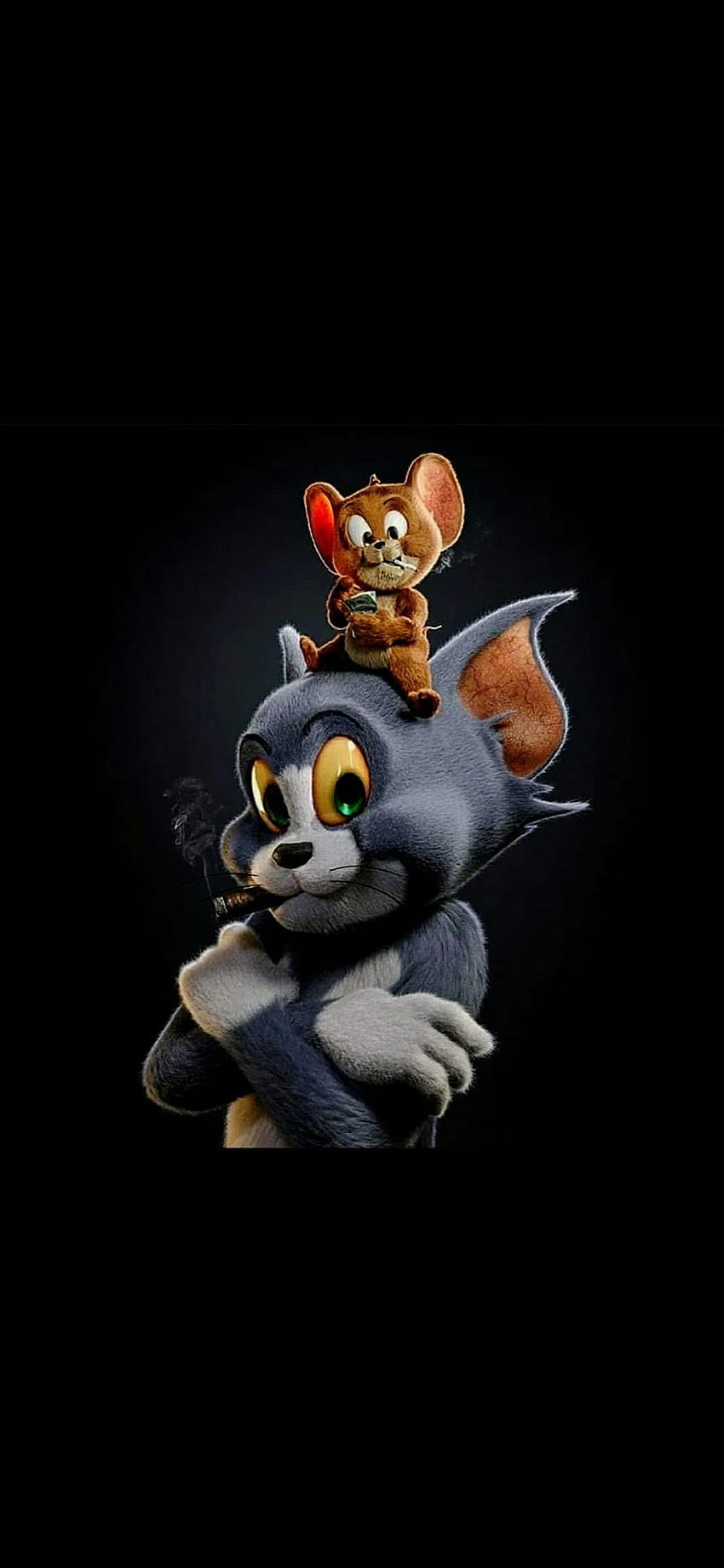 850x1850 Tom And Jerry Wallpaper, Phone