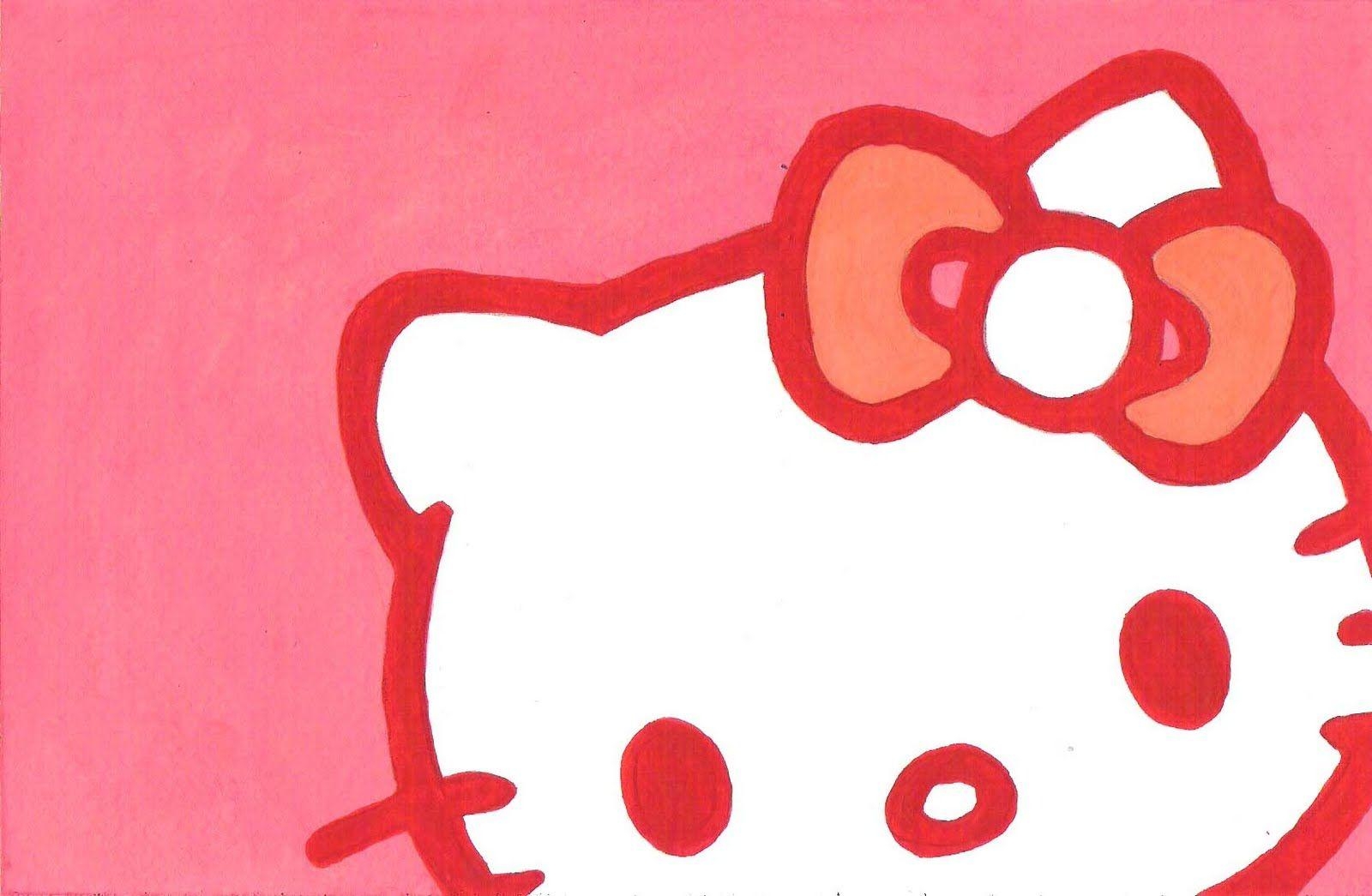 1600x1050 Hello Kitty Face Wallpaper, Desktop