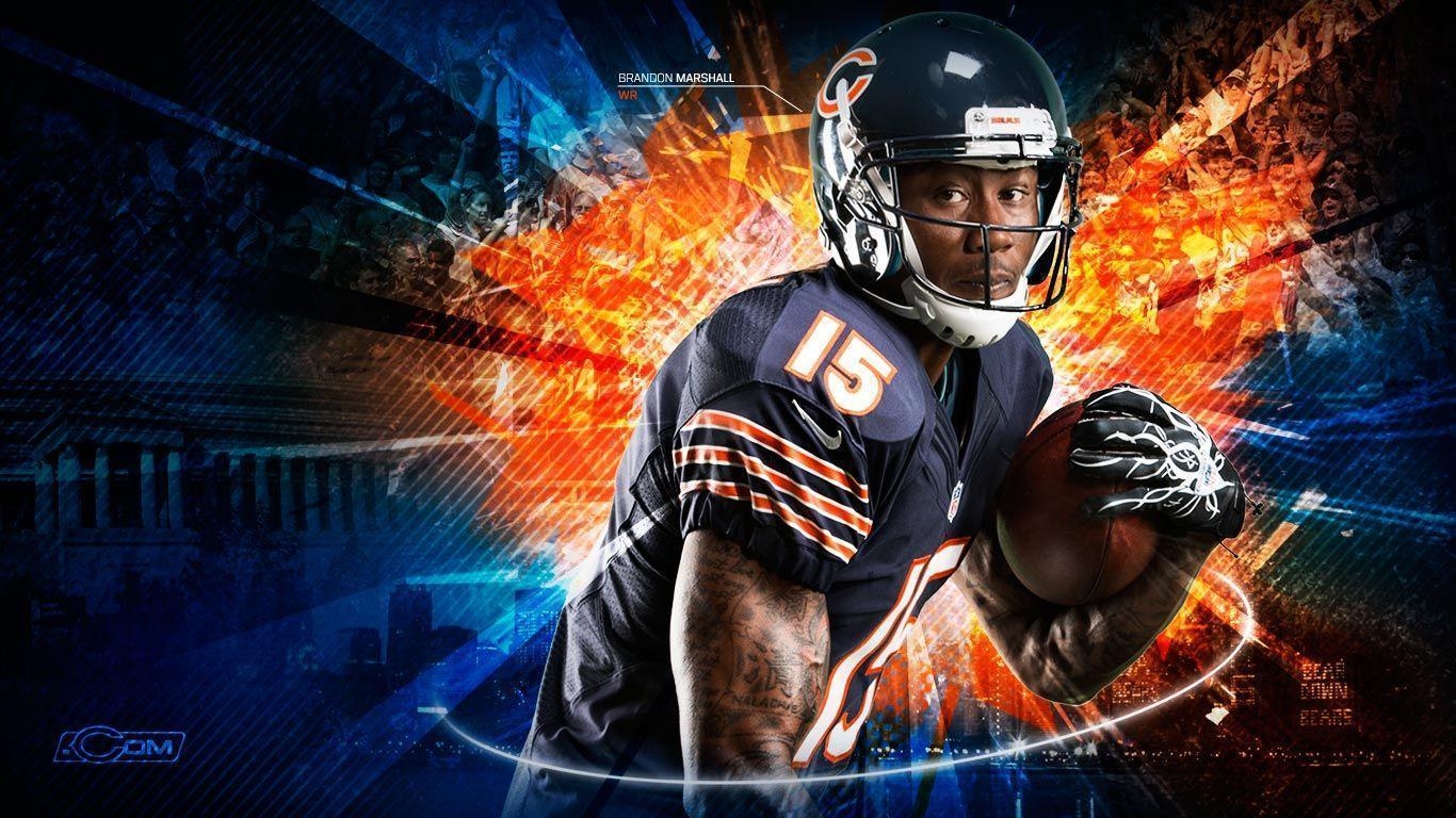 1370x770 Chicago Bears wallpaper, Desktop