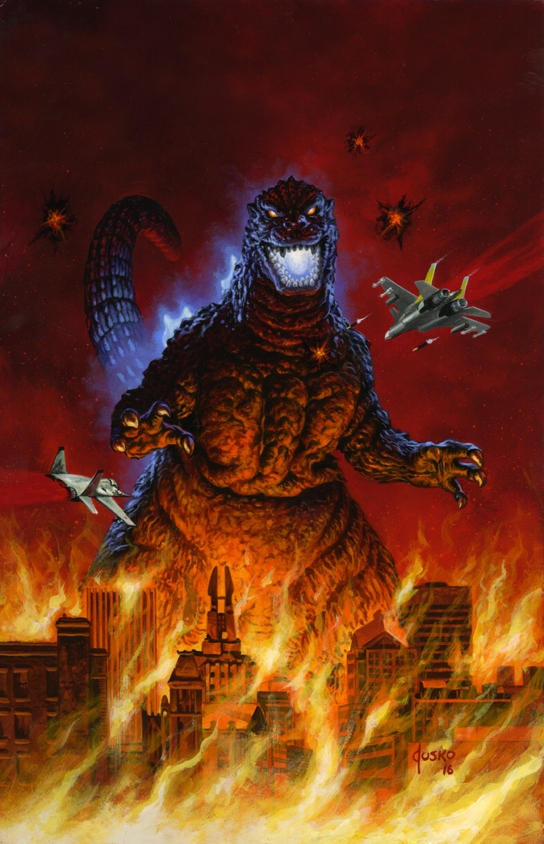 790x1220 the heisei Godzilla, Phone