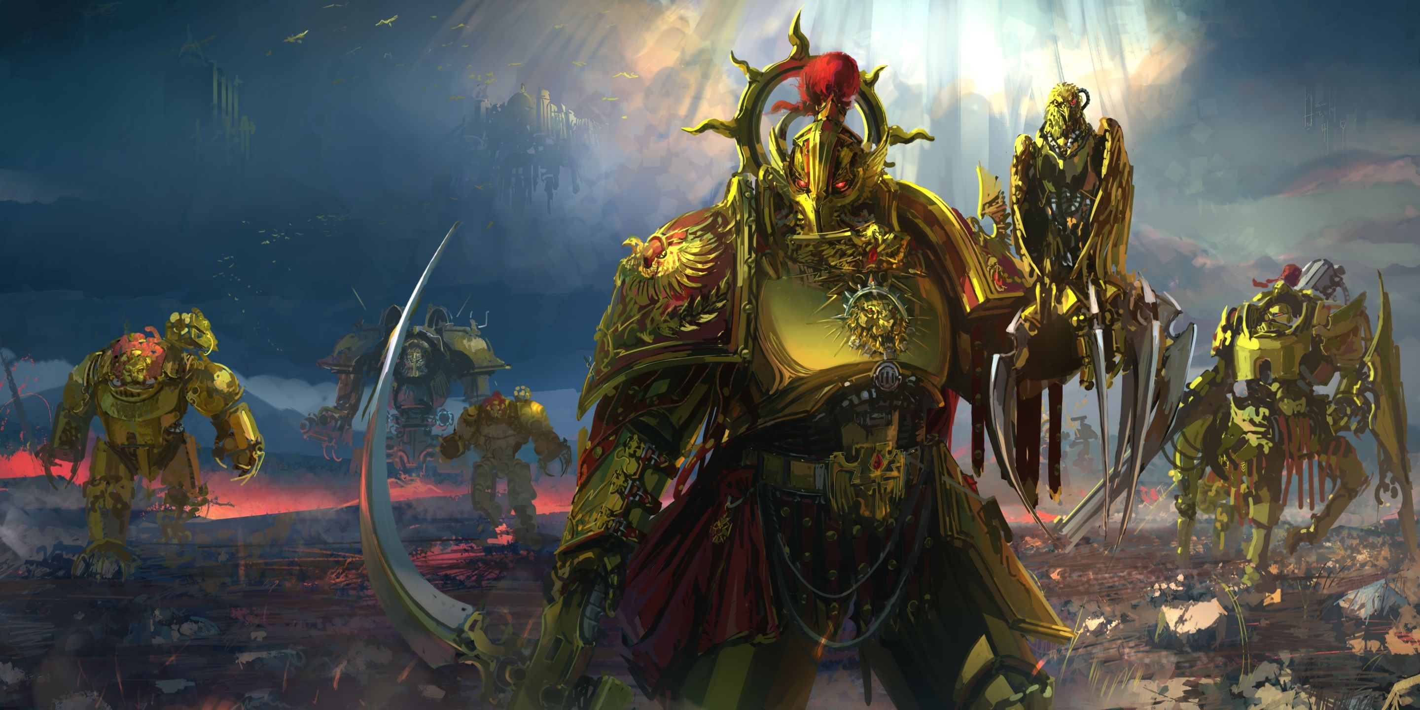 2880x1440 ordo sinister. Warhammer 40k artwork, Warhammer, Warhammer 40k, Dual Screen